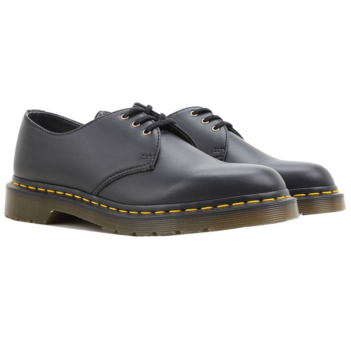 Dr. Martens Felix Rub Off Vegan 1461 3 Eyelet 14046001 Unisex Shoes Black - 5 UK#color_black