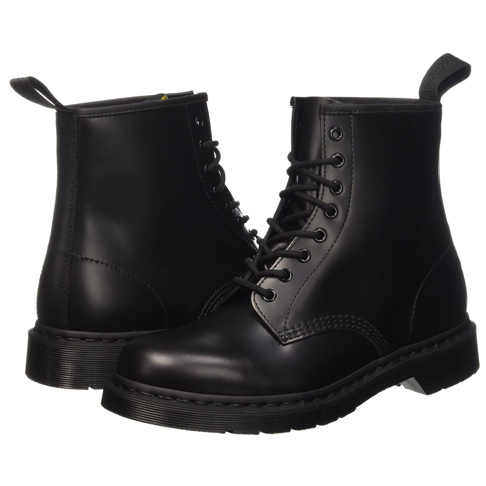 Dr. Martens 1460 8 Eyelet Mono Smooth 14353001 Unisex Boots Black - 3 UK#color_black