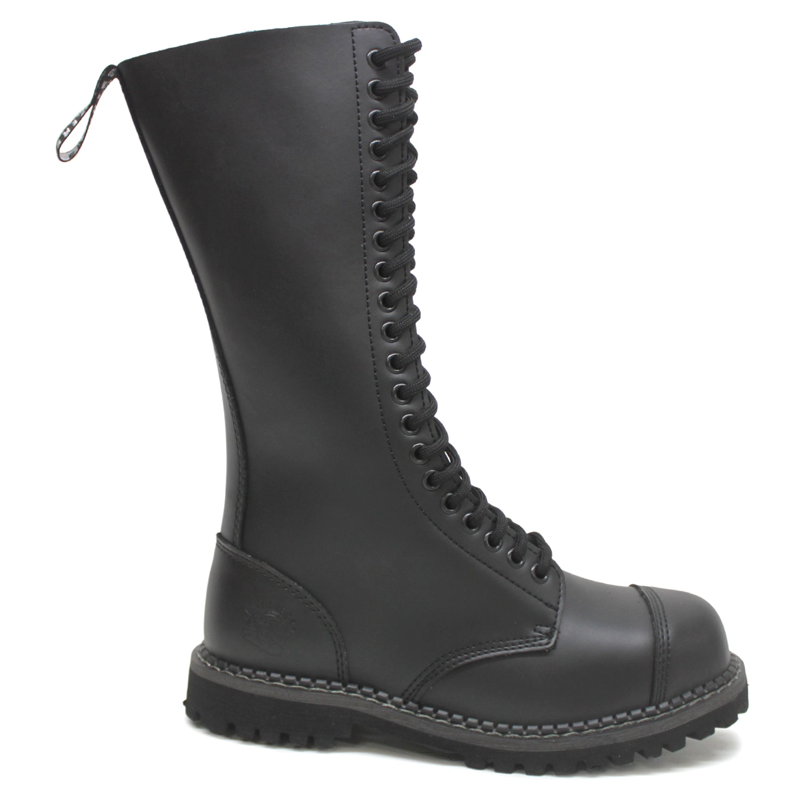 Grinders King CS Derby Leather Unisex Boots#color_black