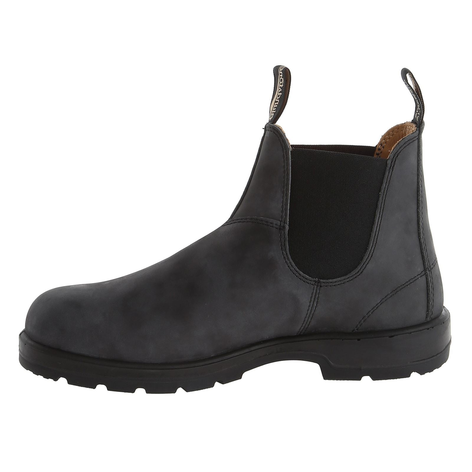 Blundstone 587 Leather Unisex Boots#color_rustic black