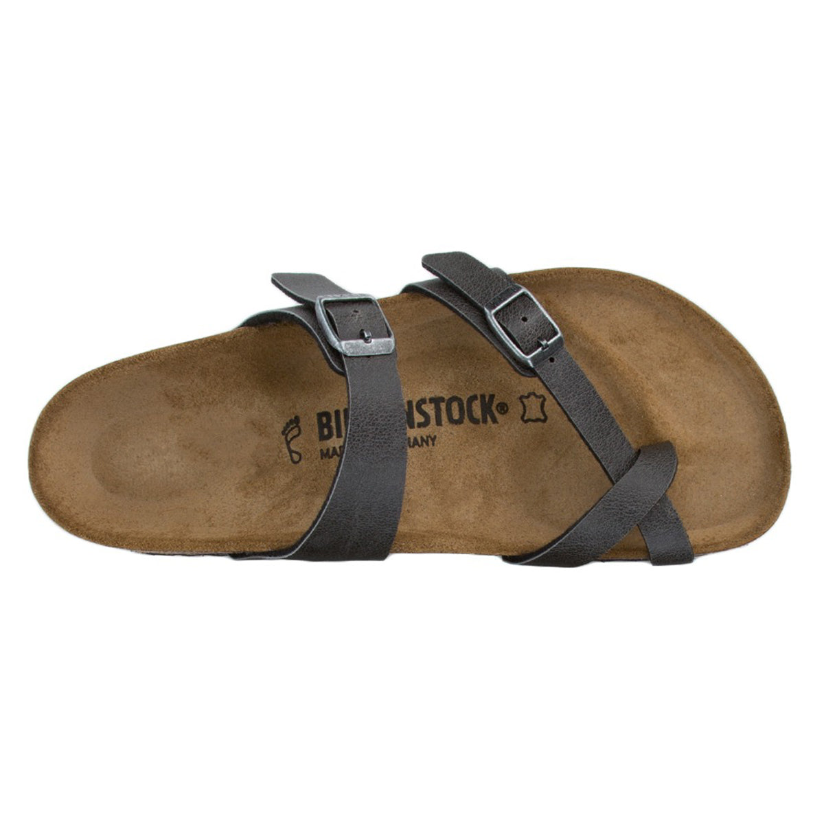 Birkenstock Mayari Pull Up Anthracite Womens Sandals#color_pull up anthracite
