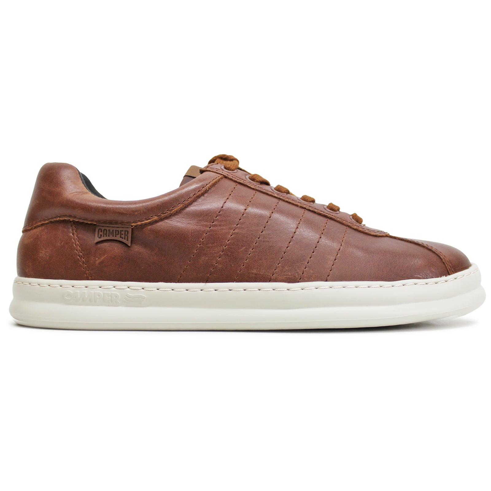 Camper Runner Calfskin Leather Men's Low-Top Trainers#color_cola