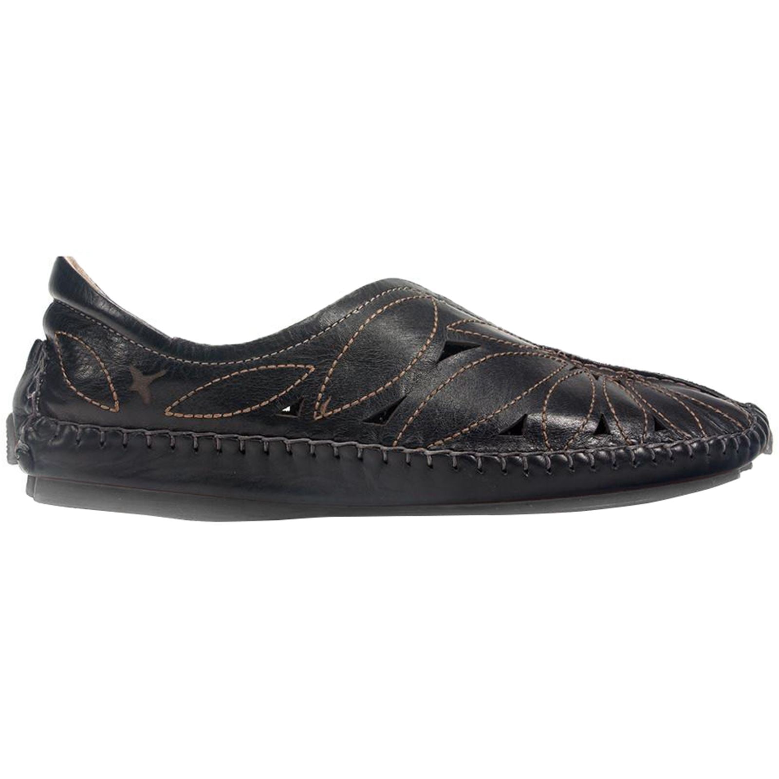 Pikolinos Jerez 578-7399 Leather Womens Shoes#color_black
