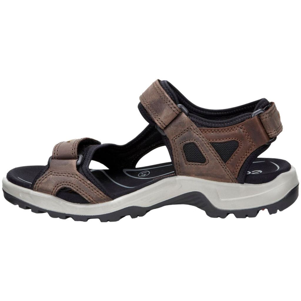 Ecco Offroad 069564 Nubuck Leather Mens Sandals#color_espresso cocoa brown
