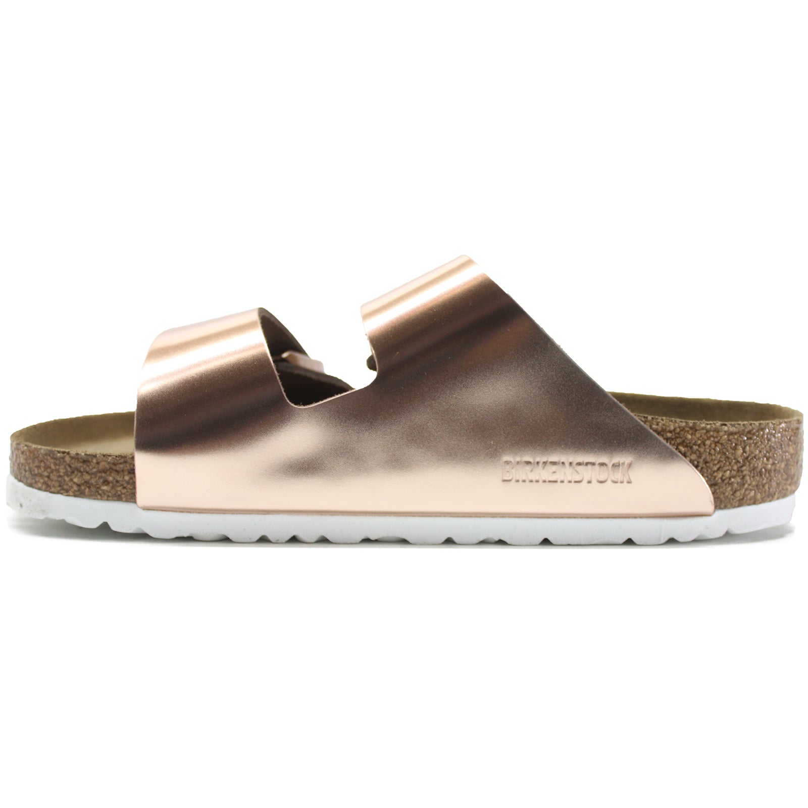 Birkenstock Arizona 952091 Leather Womens Sandals - Metallic Copper - 38#color_metallic copper