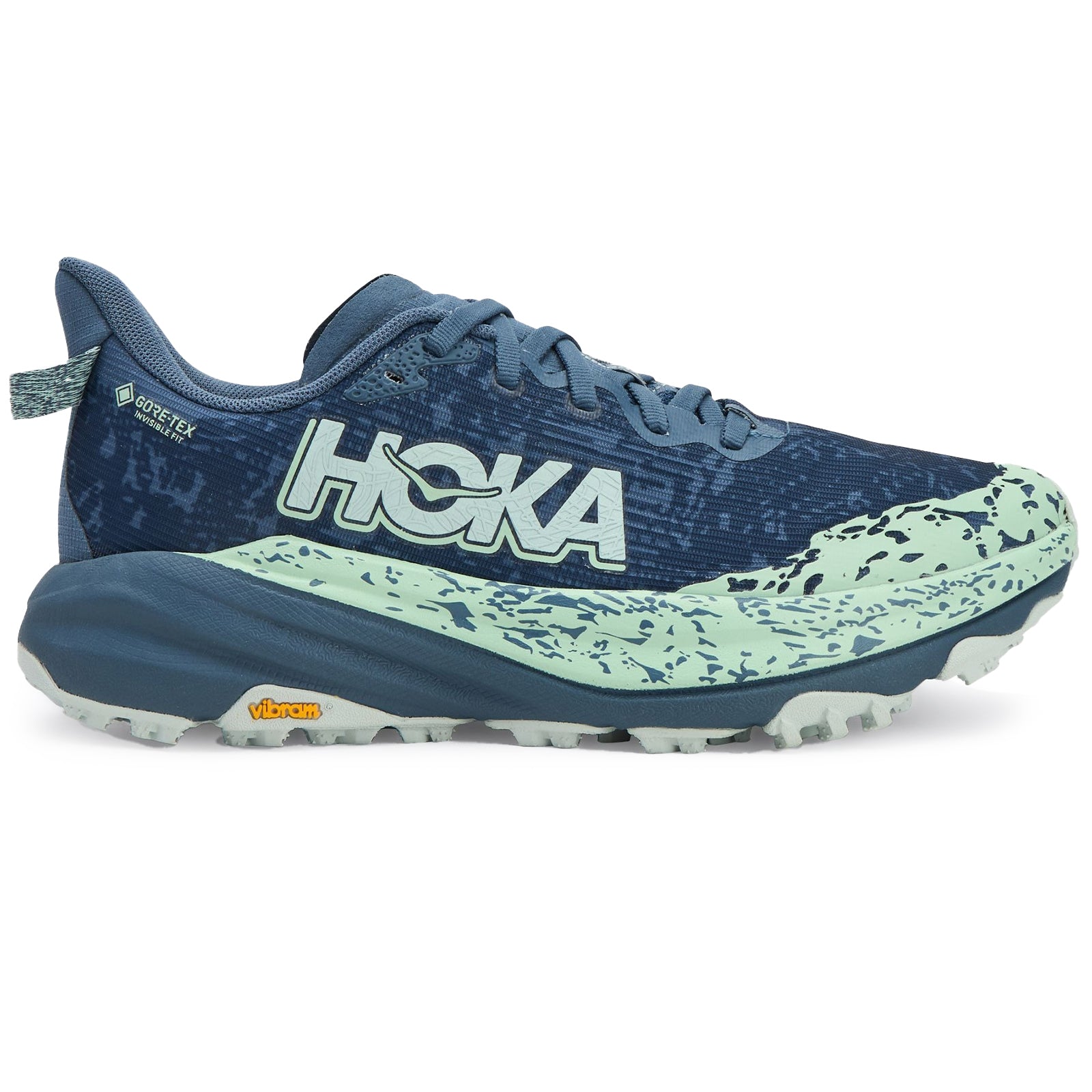 Hoka Speedgoat 6 GTX Textile Womens Trainers#color_thunder cloud mint fluorite