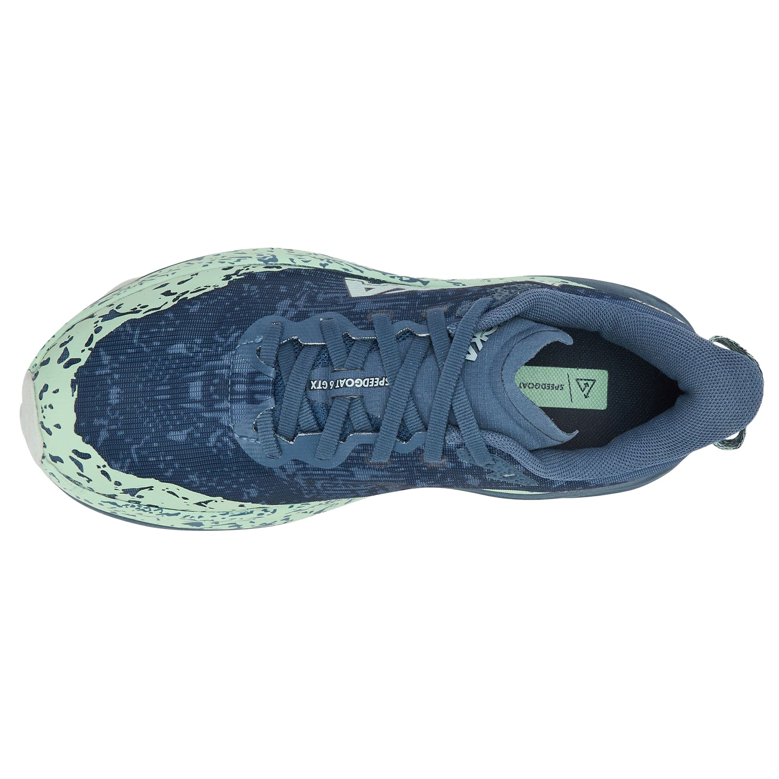 Hoka Speedgoat 6 GTX Textile Womens Trainers#color_thunder cloud mint fluorite