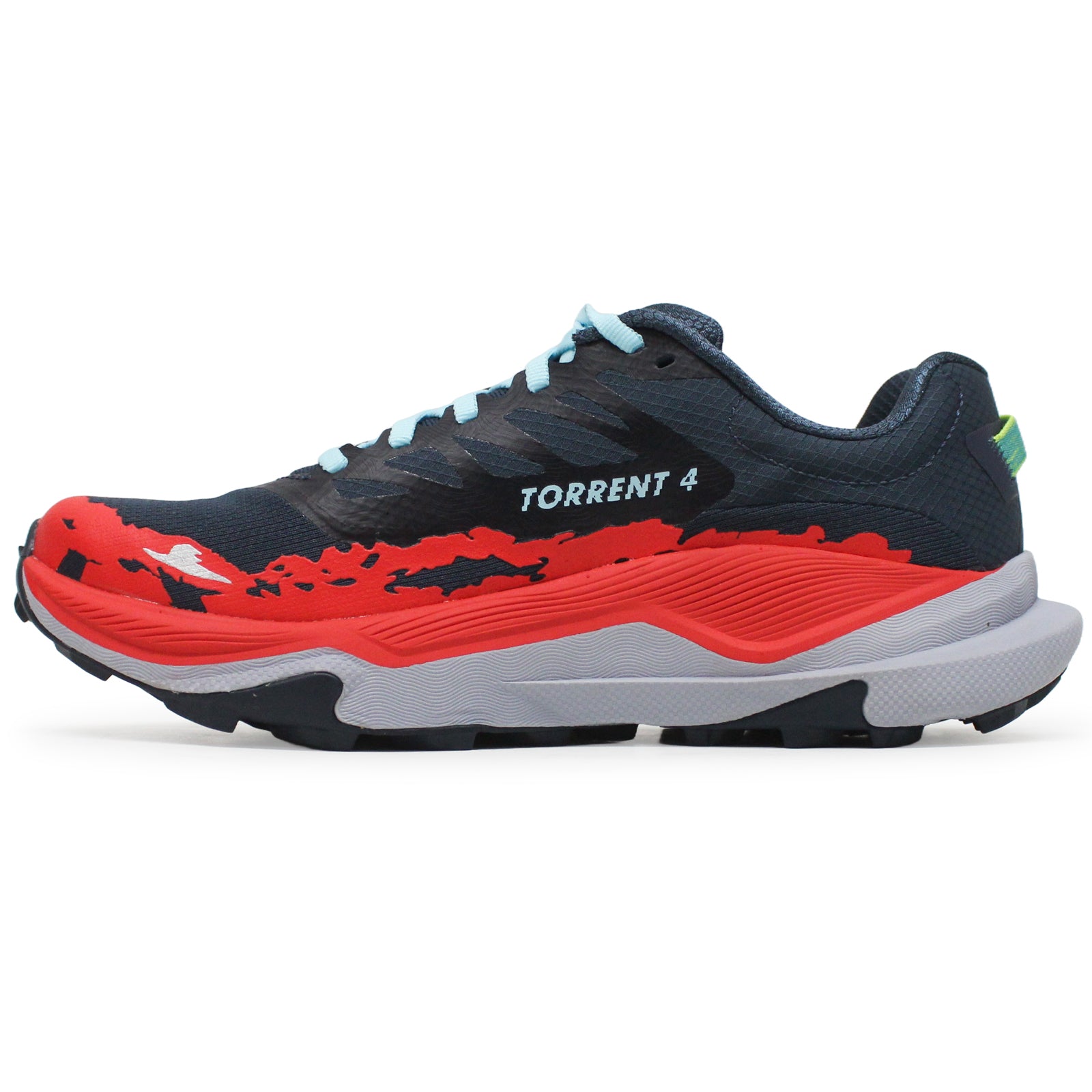 Hoka Torrent 4 1155115-SSC Textile Synthetic Mens Trainers - Stormy Skies Cerise - 9#color_stormy skies cerise