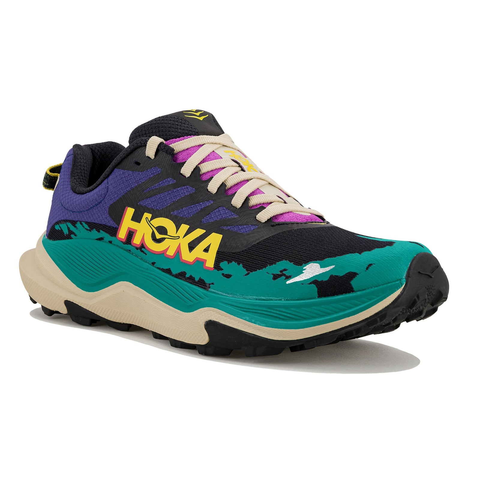 Hoka Torrent 4 Textile Synthetic Mens Trainers#color_mountain iris gemstone