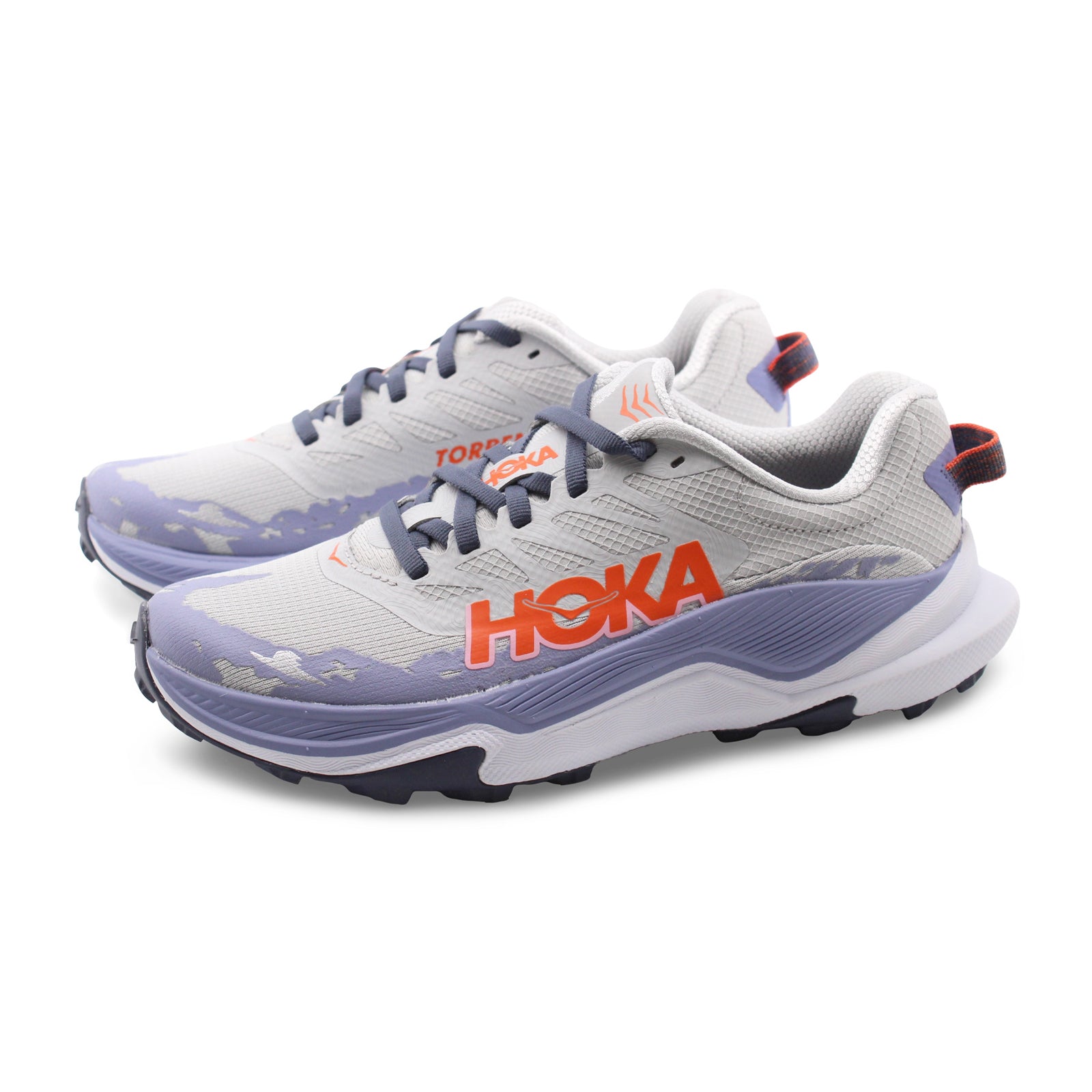 Hoka Torrent 4 Textile Synthetic Womens Trainers#color_stardust wild indigo