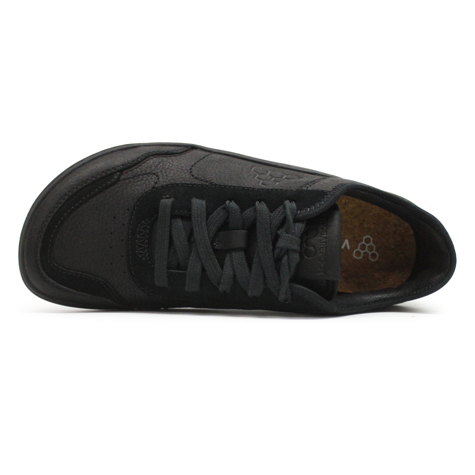 Vivobarefoot Gobi Sneaker Leather Mens Trainers#color_obsidian
