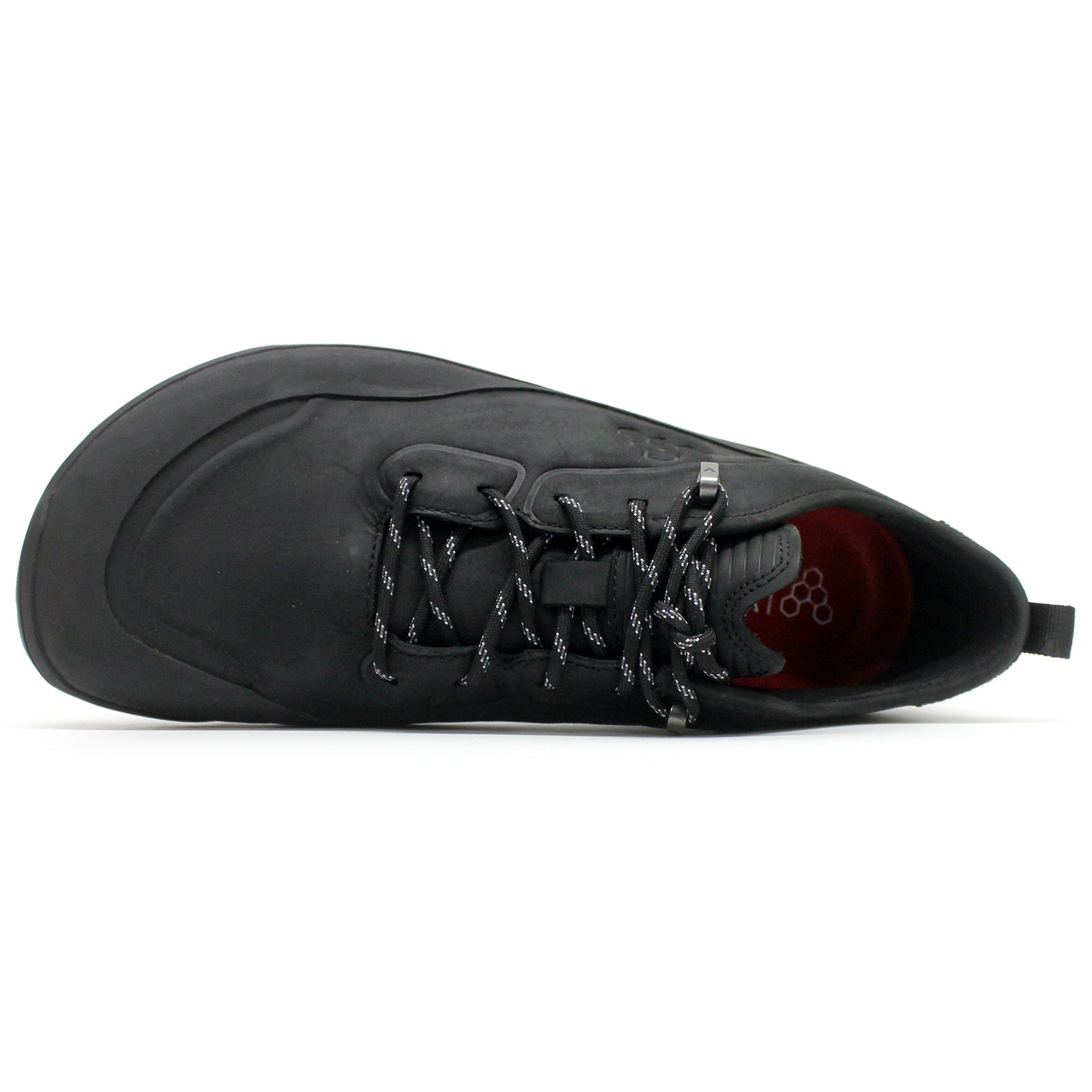 Vivobarefoot Tracker Leather Low Leather Mens Trainers#color_obsidian