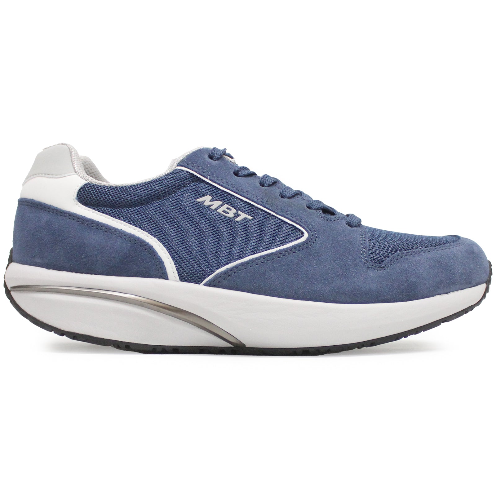 MBT 1997 Classic II Suede Textile Mens Trainers#color_royal blue