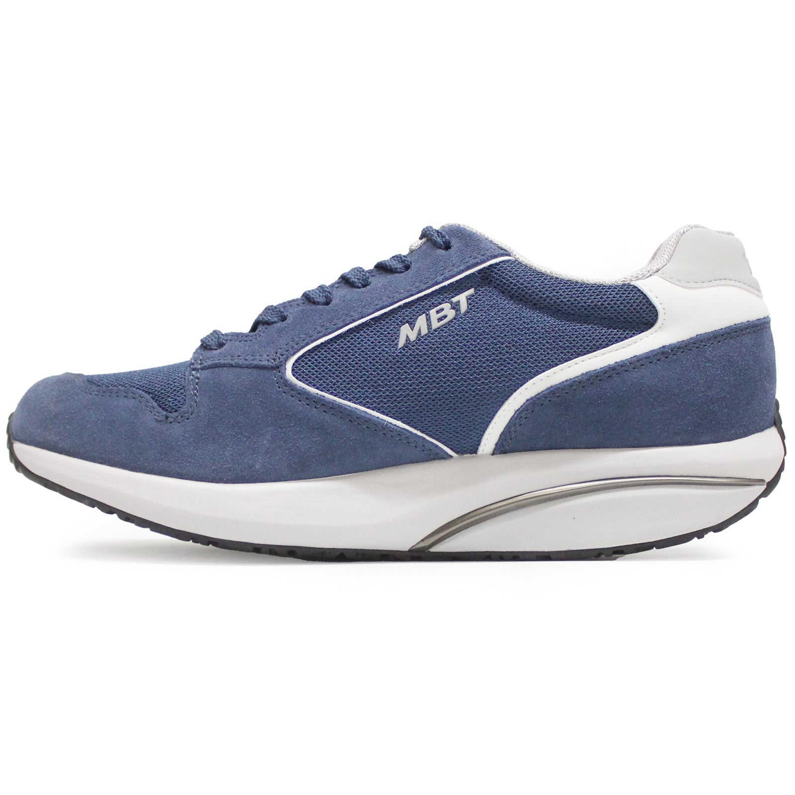 MBT 1997 Classic II Suede Textile Mens Trainers#color_royal blue