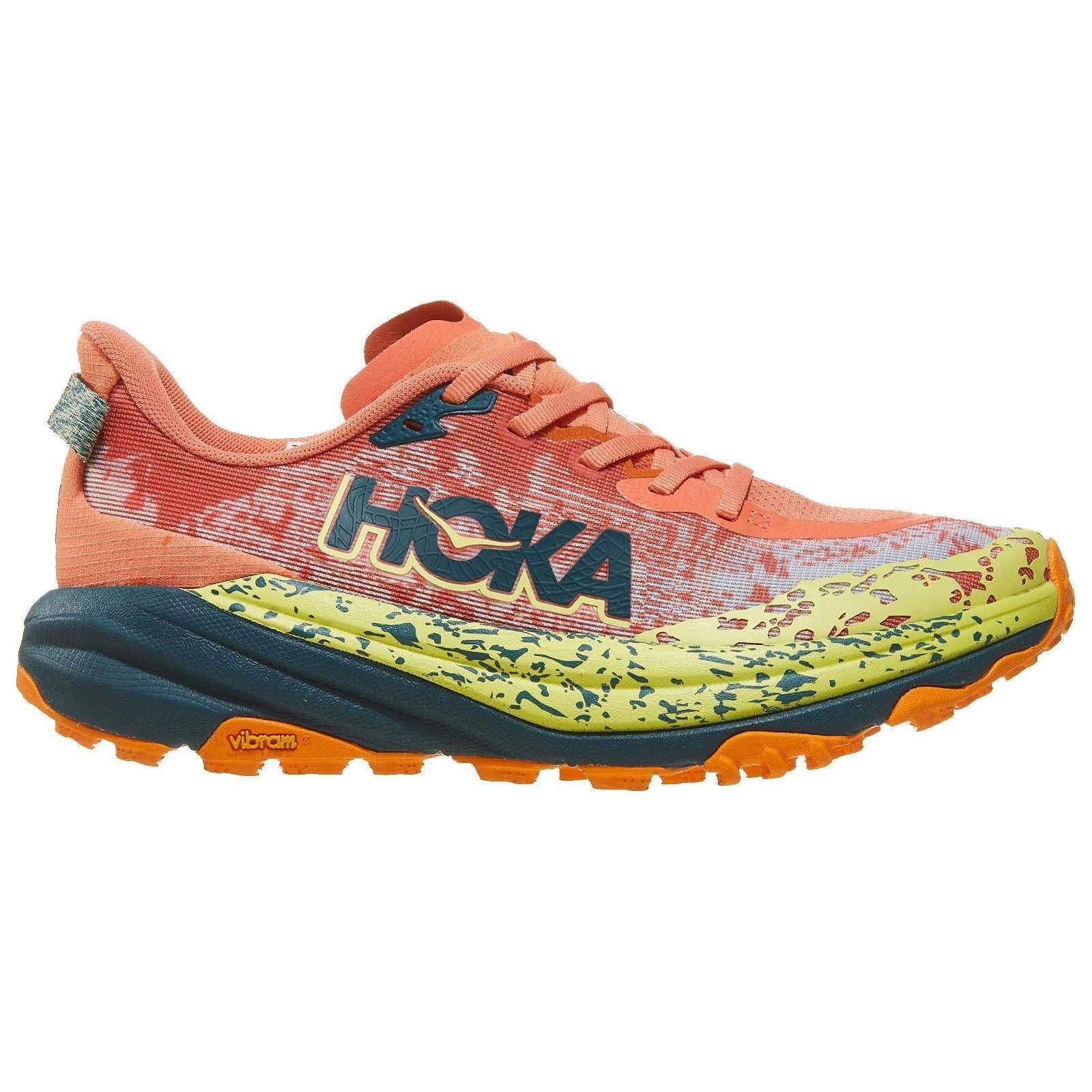 Hoka Speedgoat 6 Textile Synthetic Womens Trainers#color_feldspar blue twilight