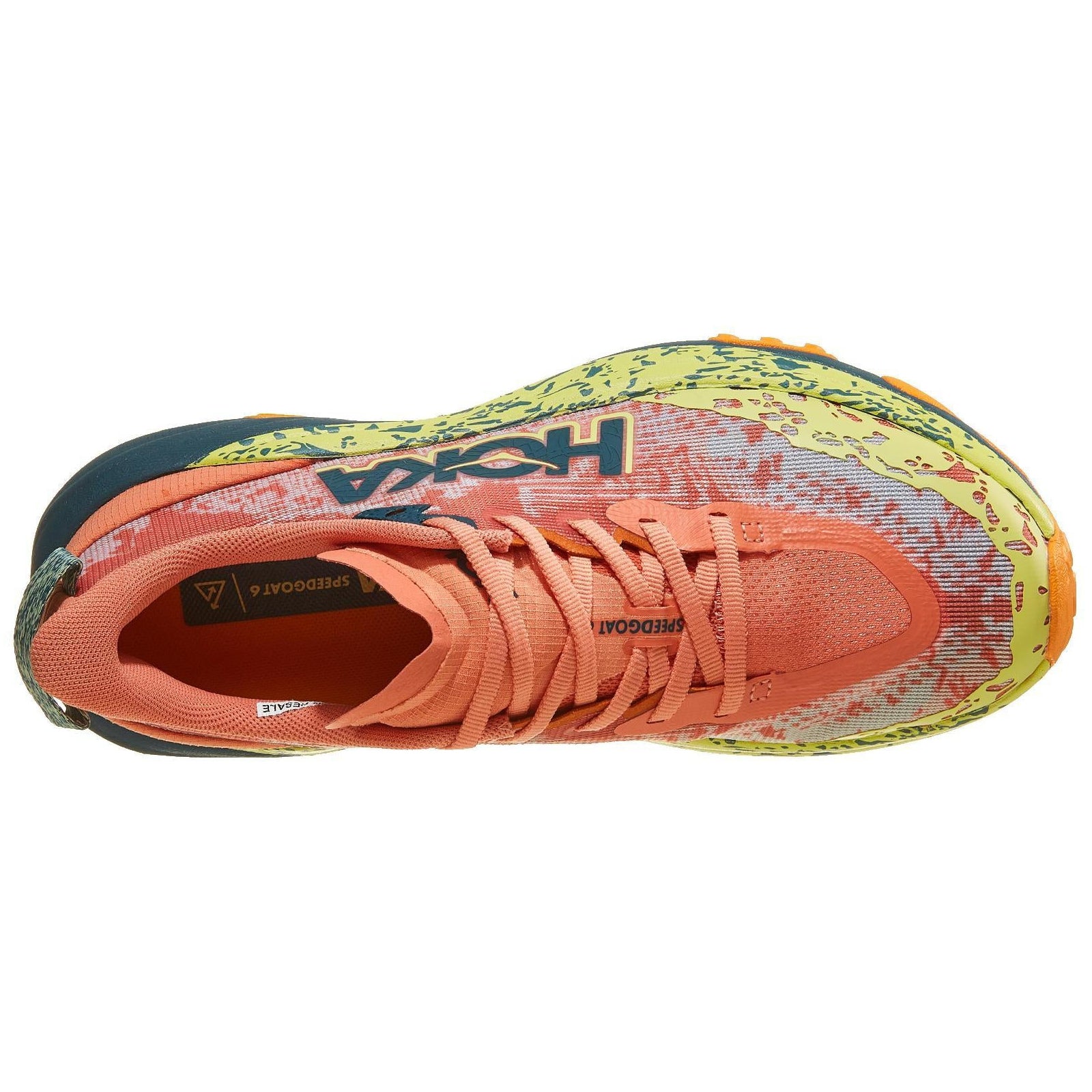 Hoka Speedgoat 6 Textile Synthetic Womens Trainers#color_feldspar blue twilight