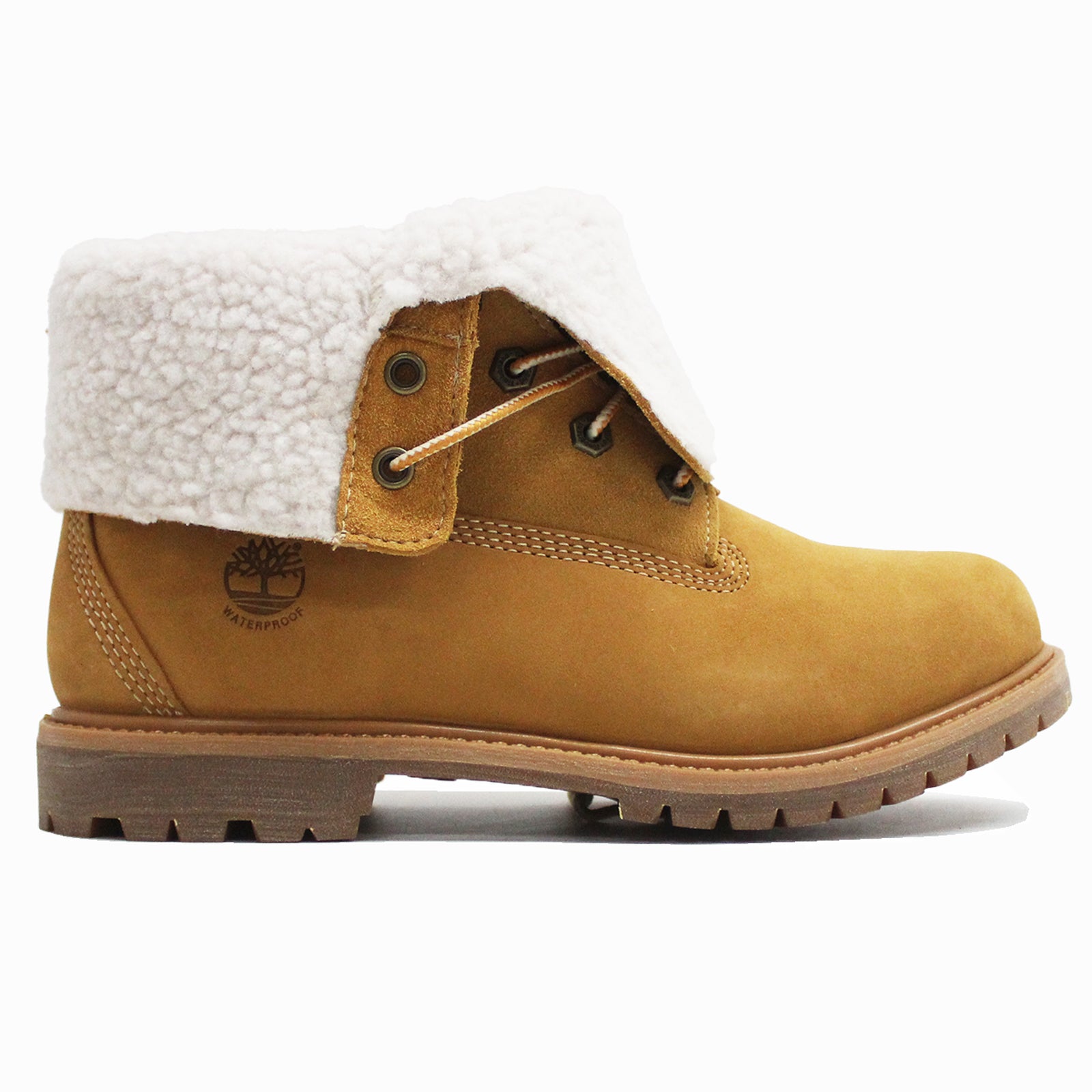 Timberland Authentic Mid Leather Textile Womens Boots#color_wheat