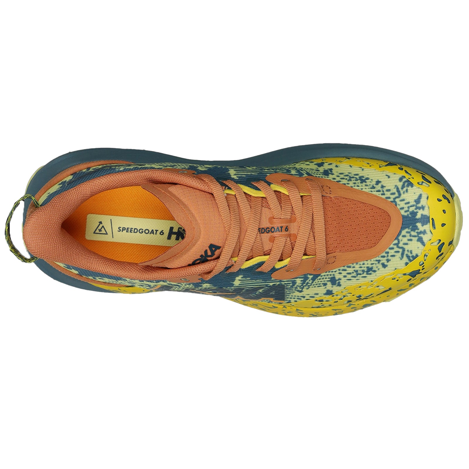 Hoka Speedgoat 6 Textile Mens Trainers#color_terra cotta mountain fog