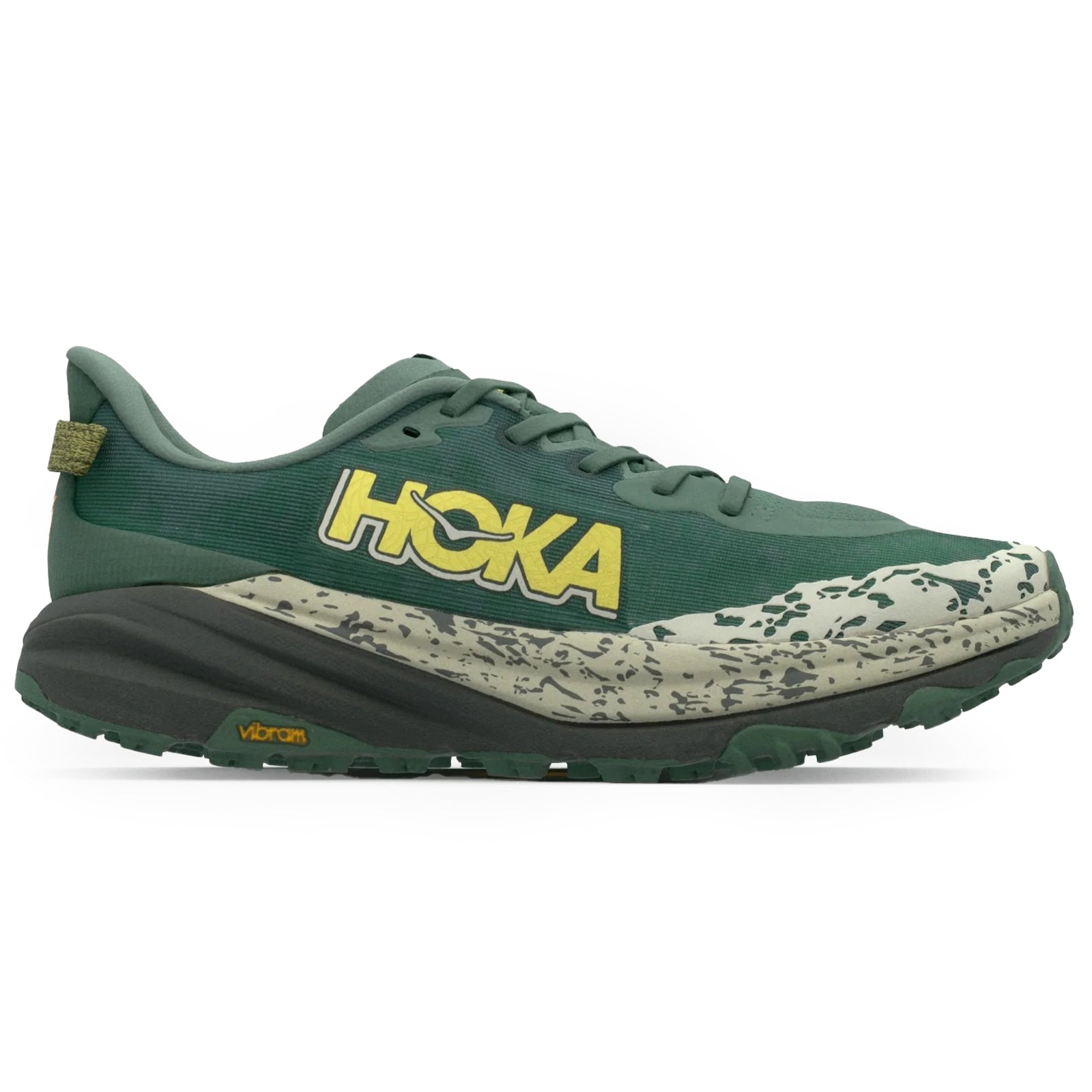 Hoka Speedgoat 6 Textile Mens Trainers#color_fern asphalt grey