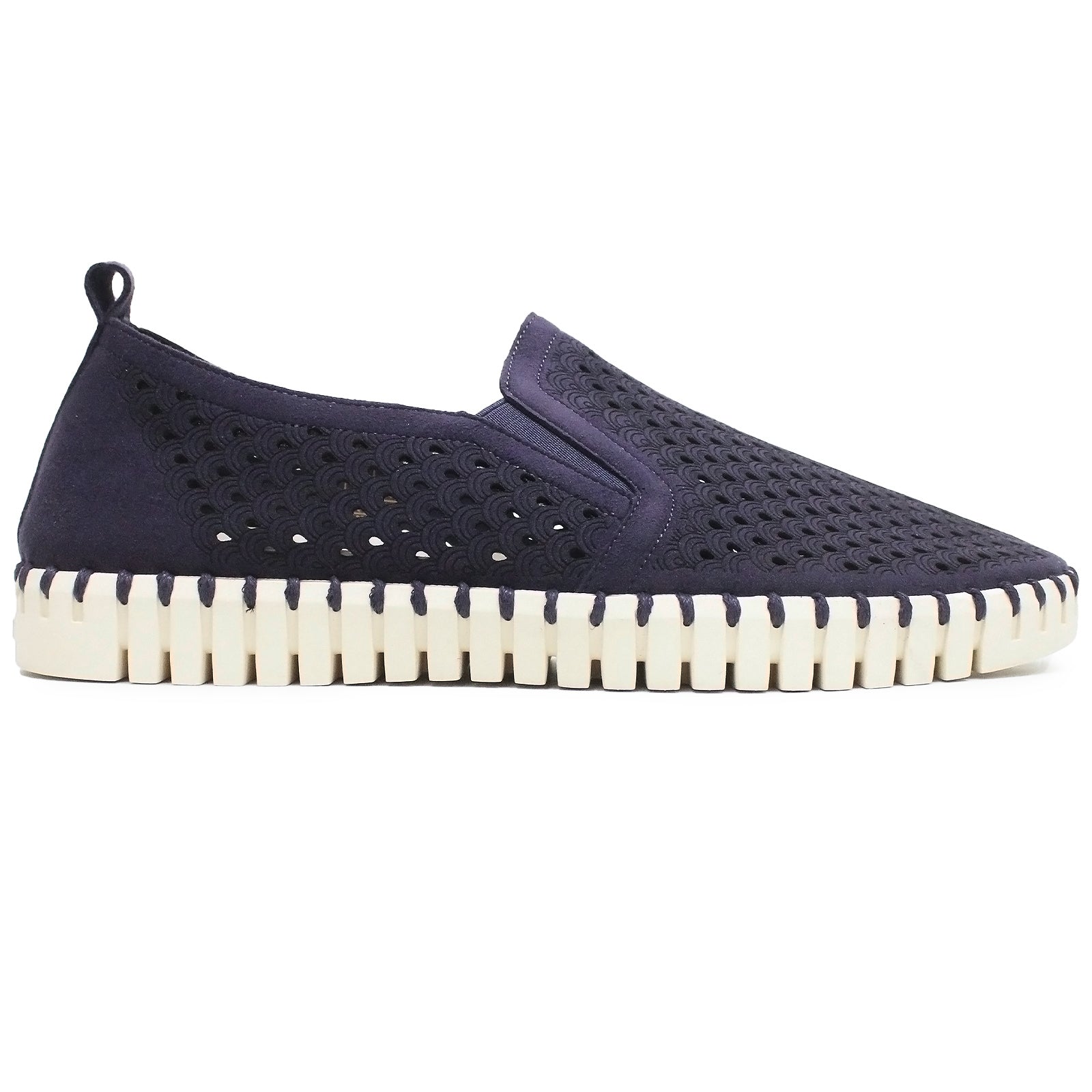 Ilse Jacobsen Tulip 140 Textile Men's Loafers Navy Shoes