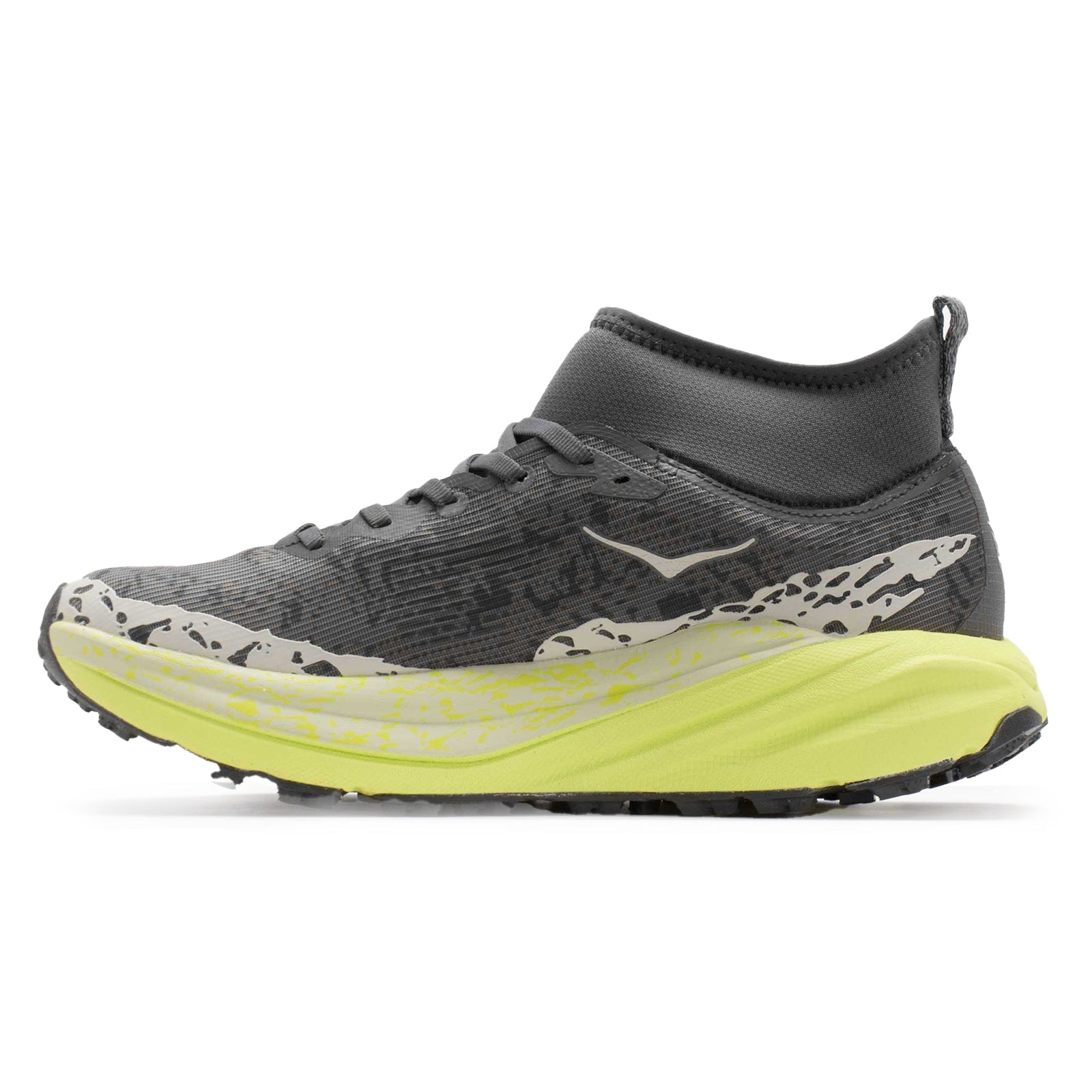 Hoka Speedgoat 6 Mid GTX Textile Mens Trainers#color_outer orbit lettuce