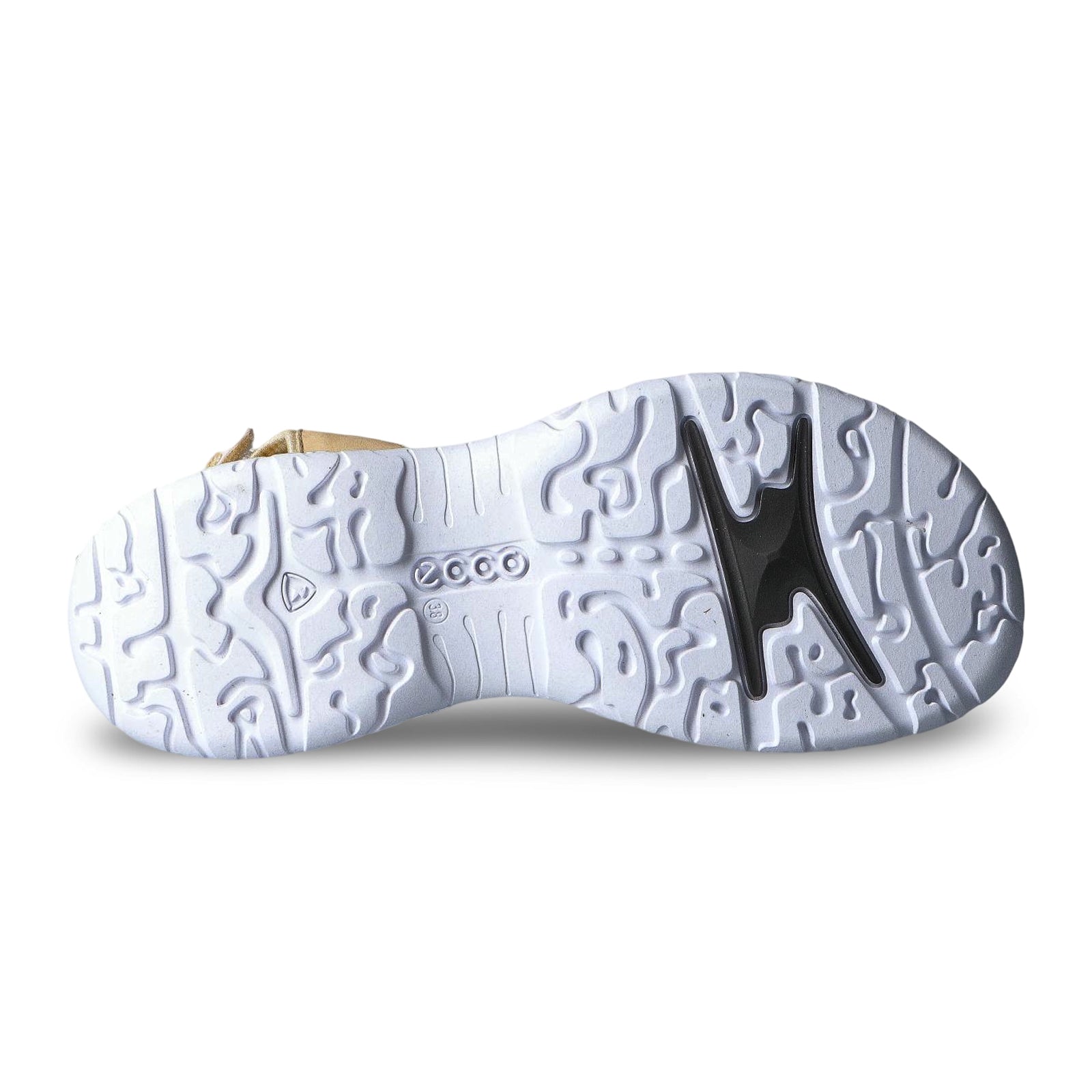 Ecco Offroad Roam Leather Textile Womens Sandals#color_straw bright white dusty peach