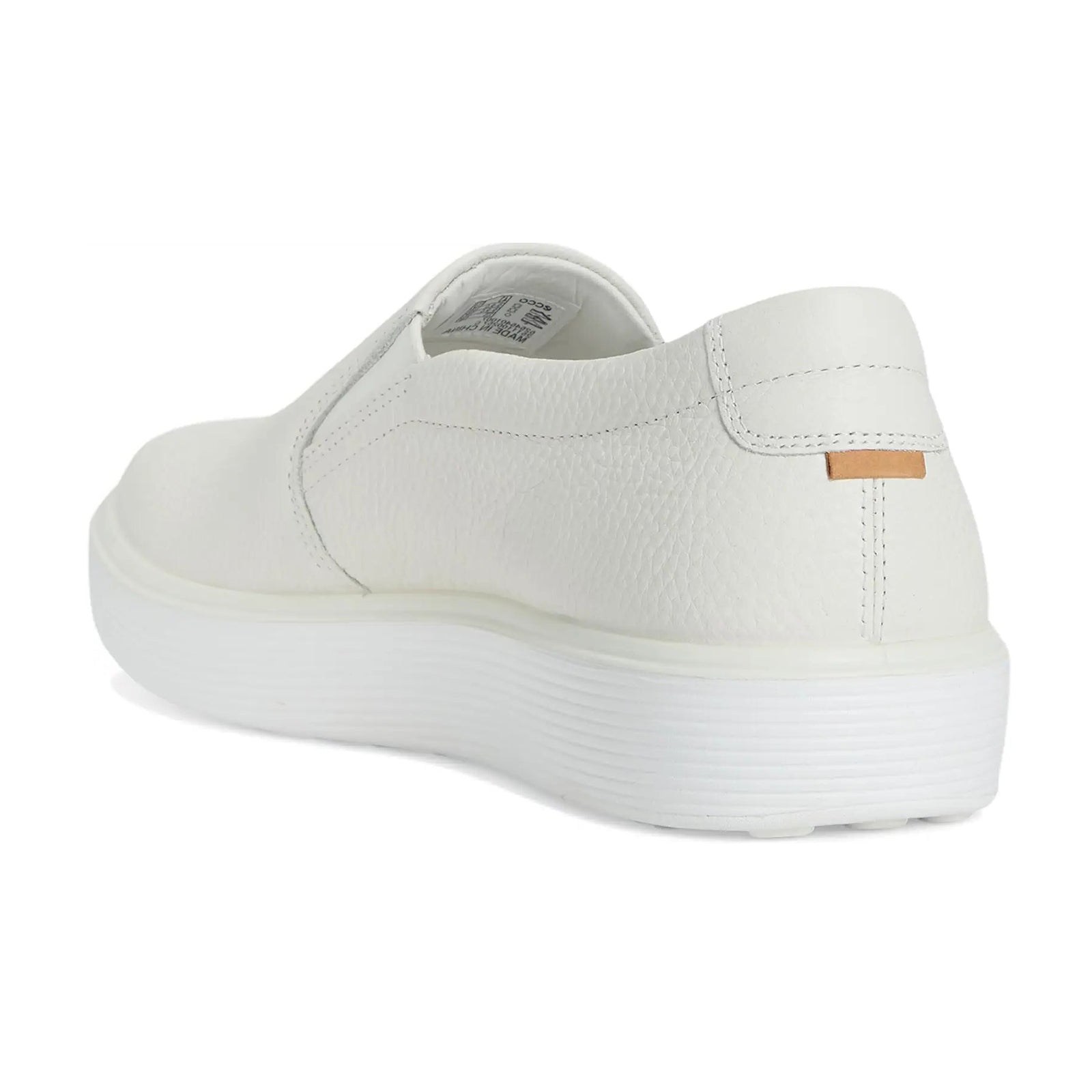 Ecco Soft 60 219253 Leather Womens Shoes#color_white