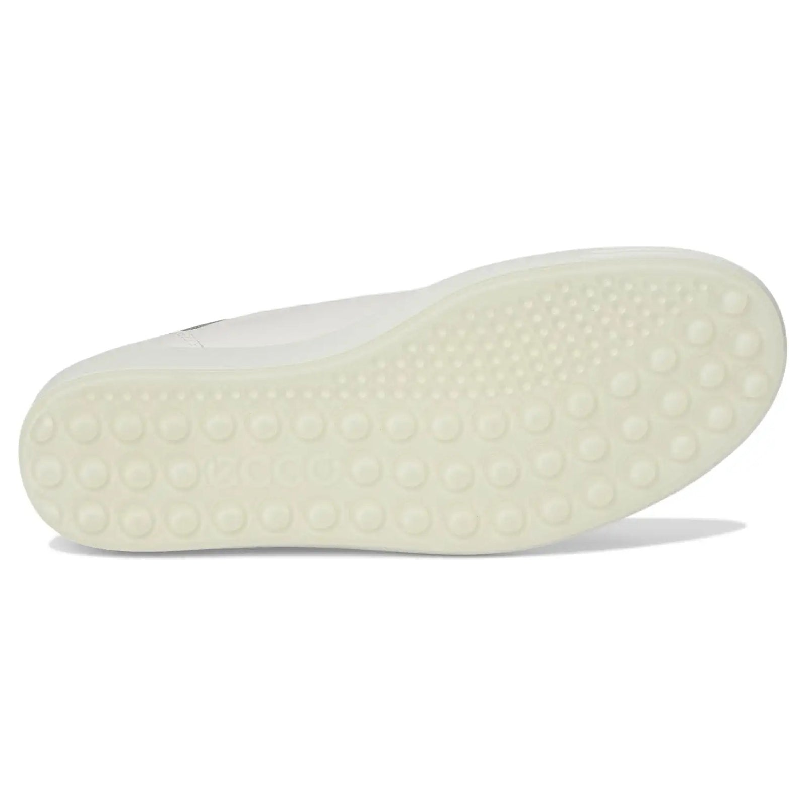 Ecco Soft 7 470843 Leather Womens Trainers#color_white pure silver