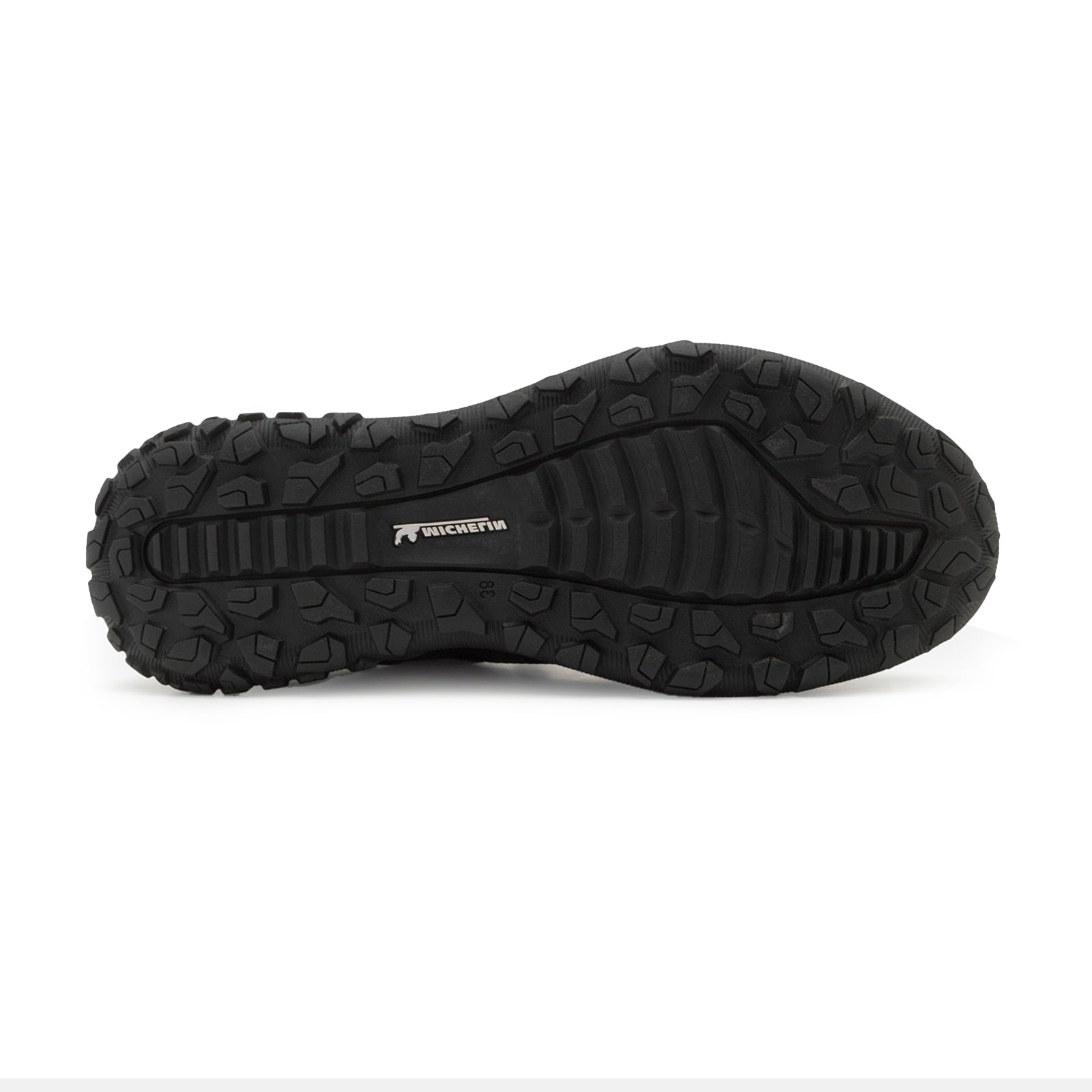 Ecco ULT-TRN Synthetic Textile Womens Trainers#color_black black silver metallic