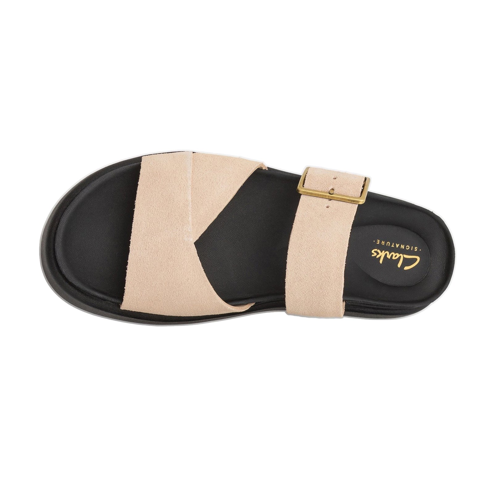 Clarks Aristella Mule Suede Women's Slides Ecru Sandals