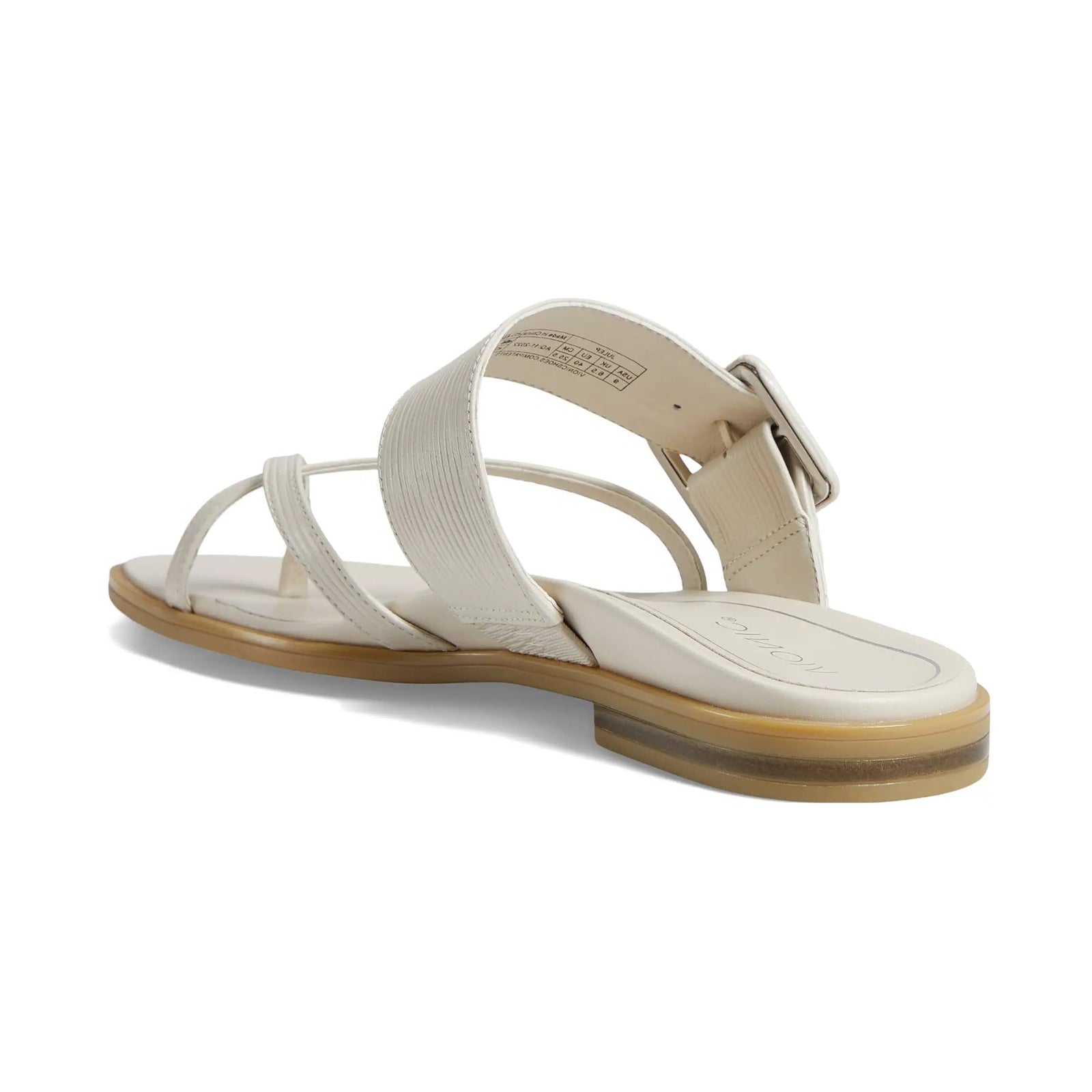 Vionic Julep Wavy Leather Womens Sandals#color_cream