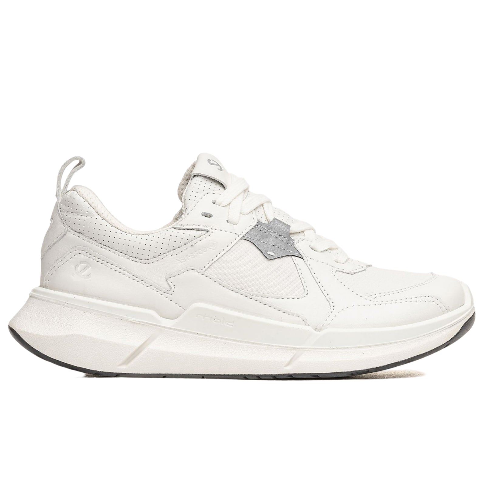 Ecco Biom 2.2 830813 Leather Womens Trainers#color_white white