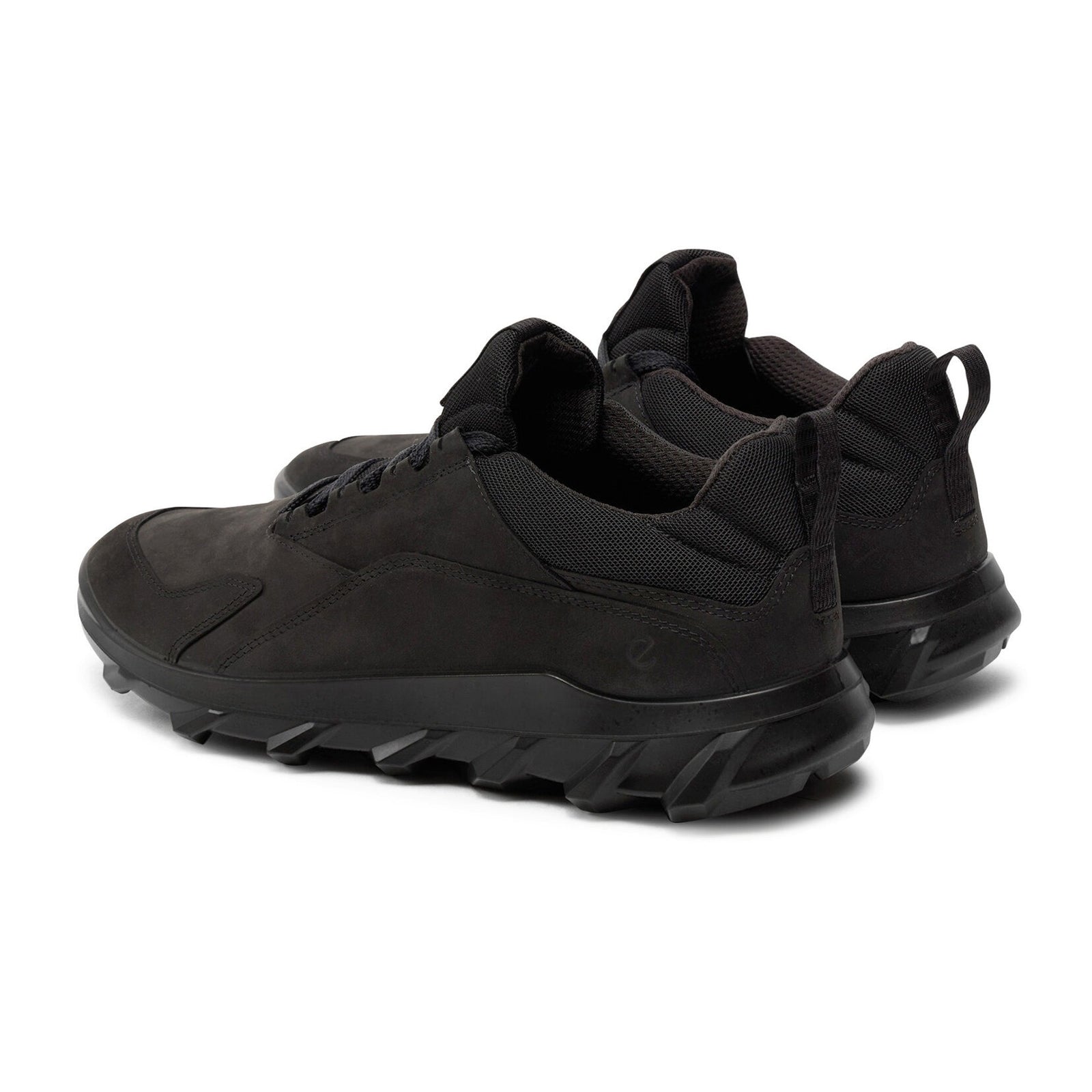Ecco MX 820314 Oiled Nubuck Mens Trainers#color_black