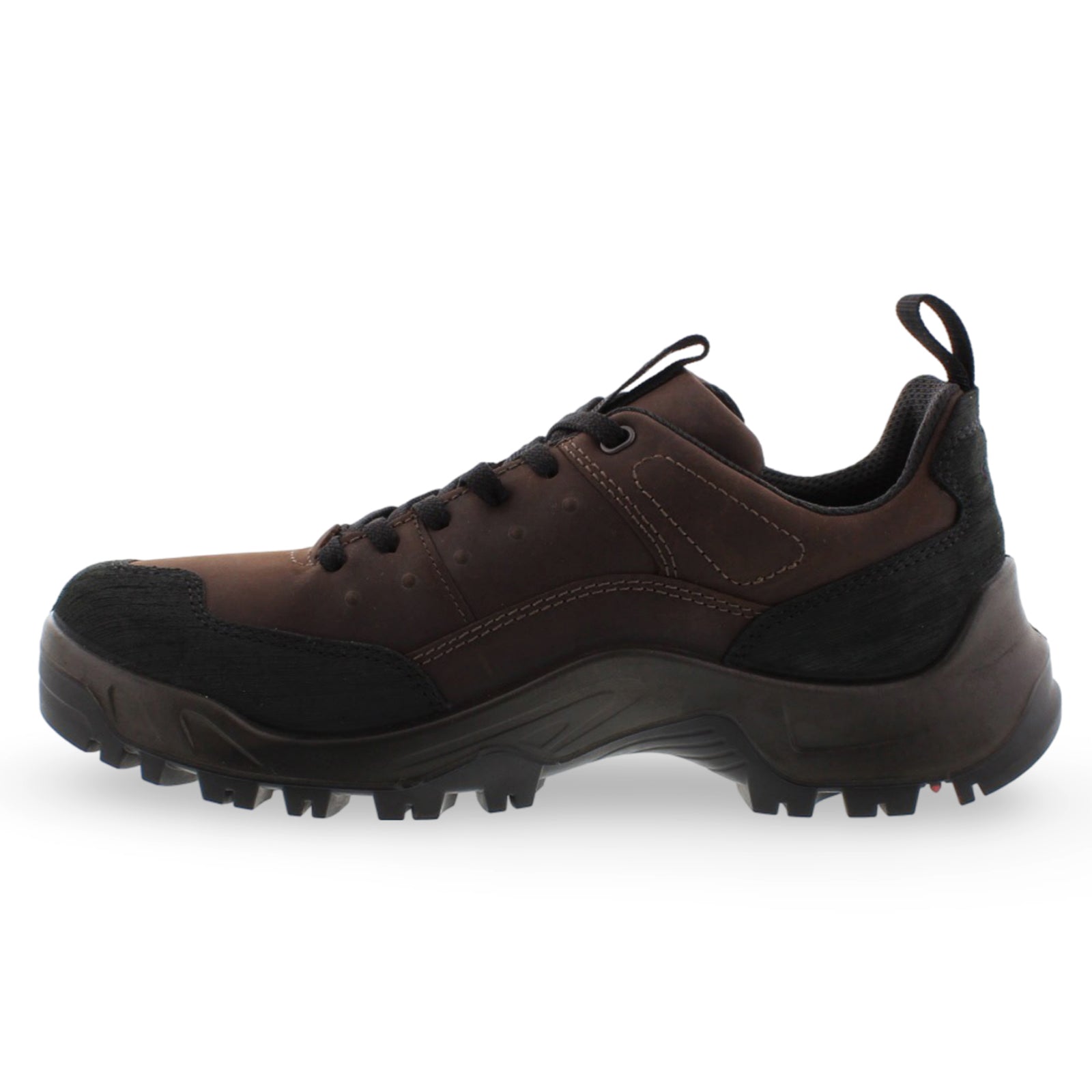 Ecco Offroad 822354 Leather Textile Mens Trainers#color_black mocha