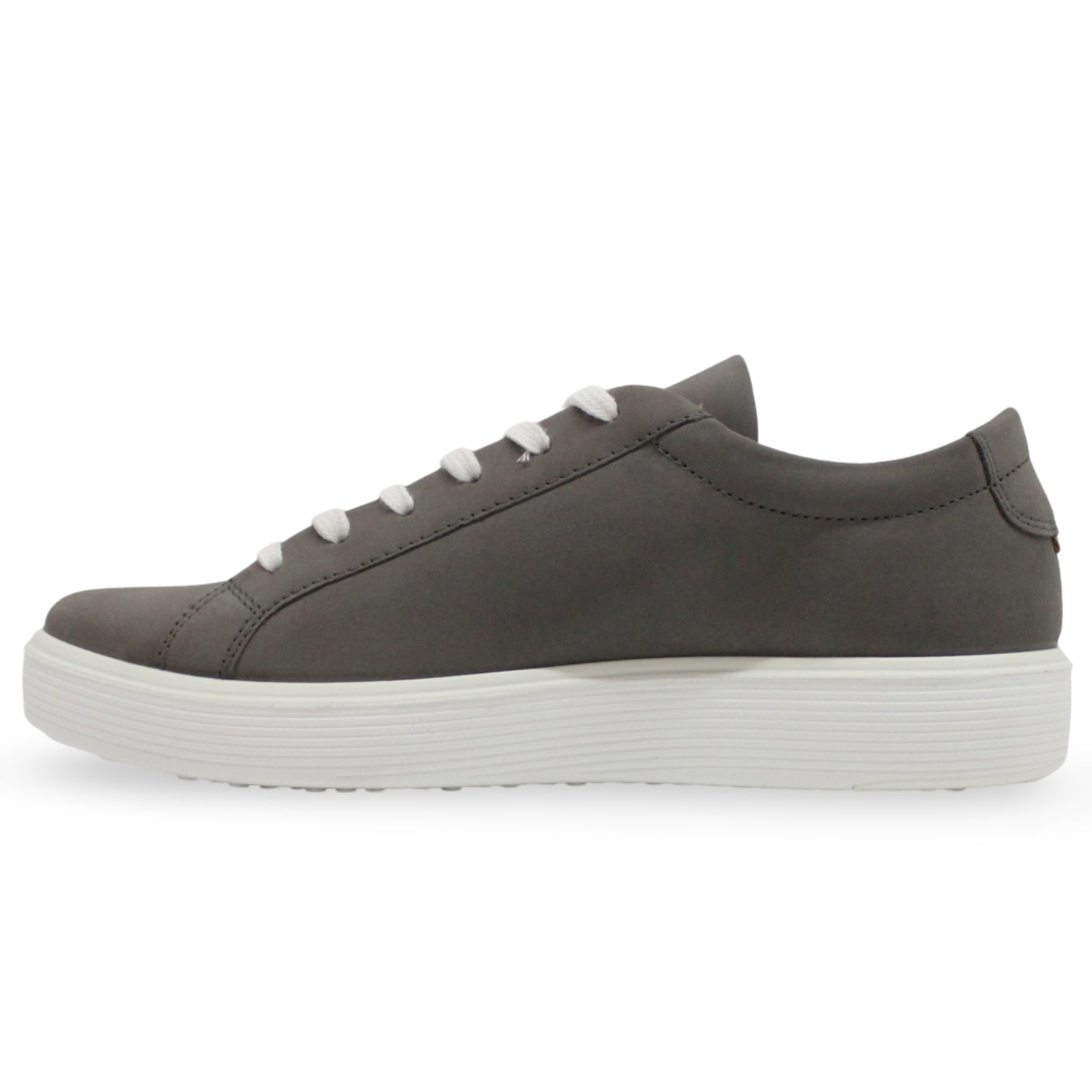 Ecco Soft 60 Nubuck Mens Trainers#color_steel