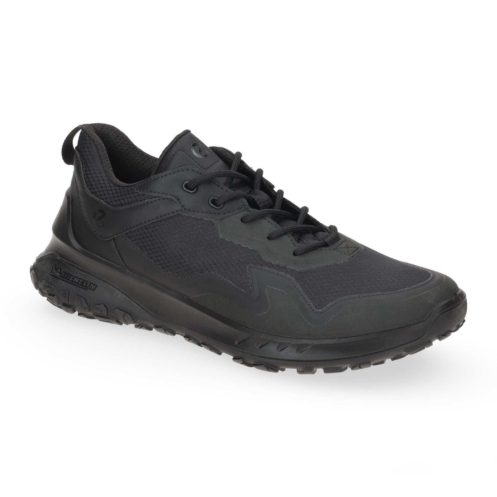 Ecco Ult-trn Textile Leather Mens Trainers#color_black black