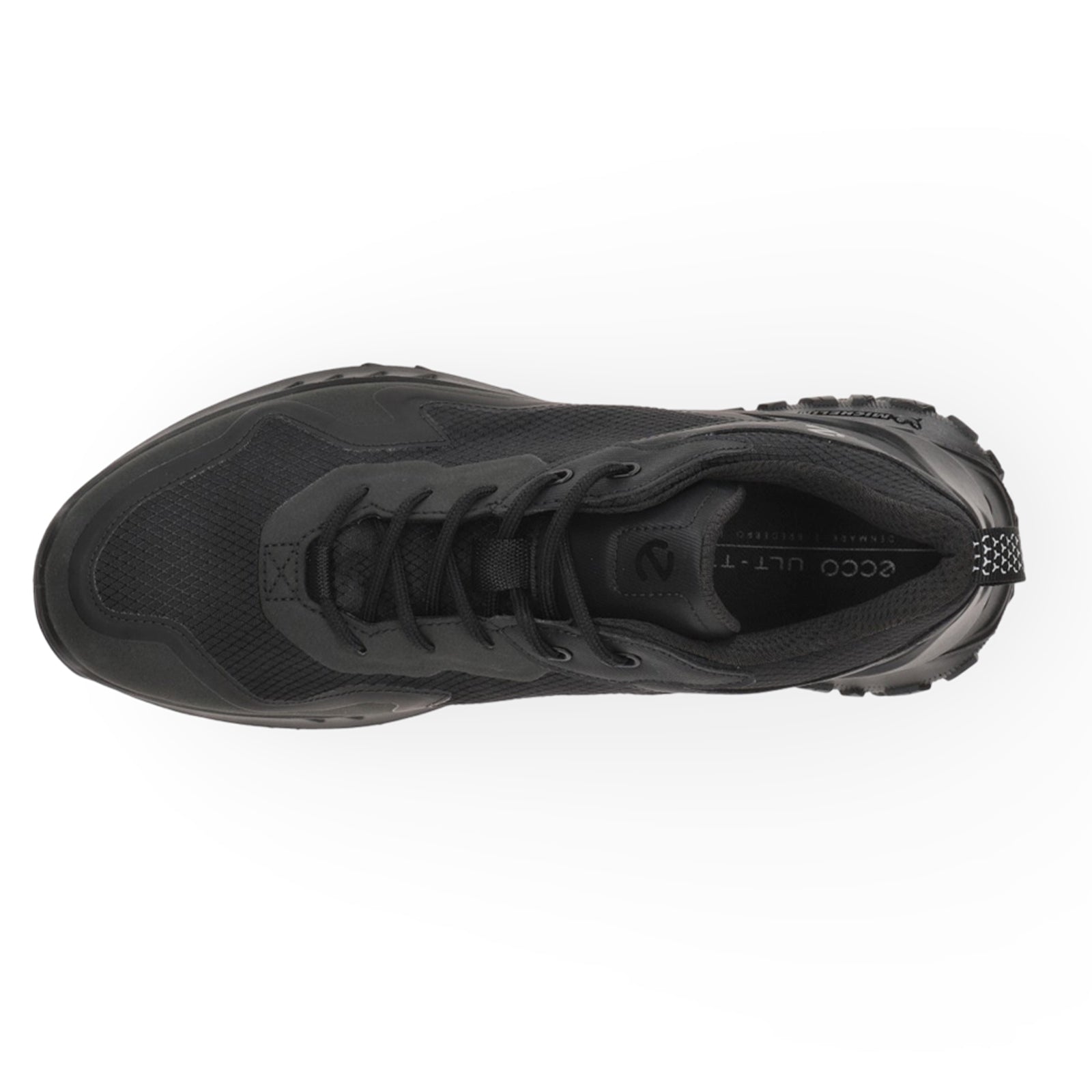 Ecco Ult-trn Textile Leather Mens Trainers#color_black black