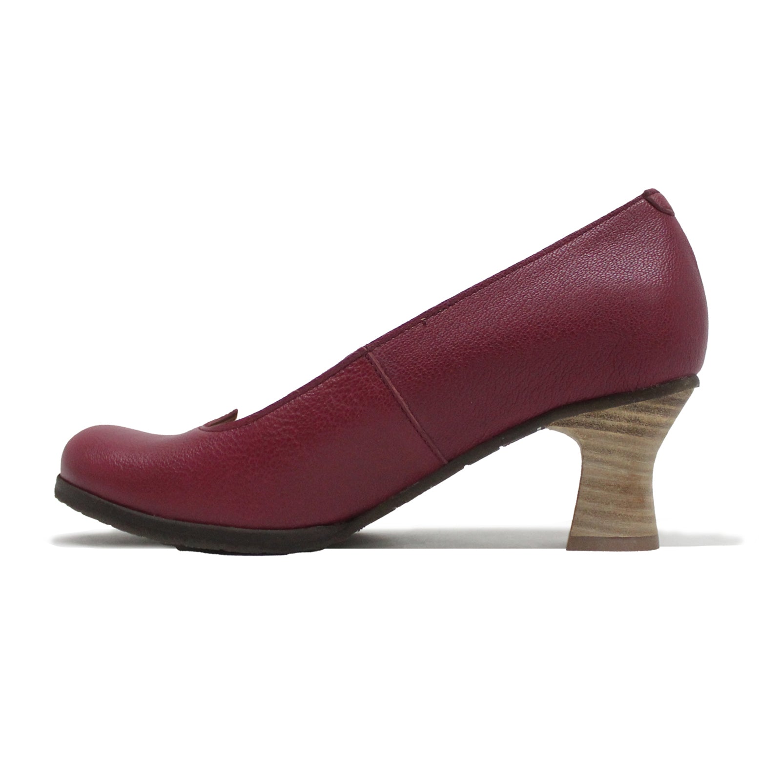 Fly London BAZE086FLY Mousse Leather Womens Shoes#color_berry