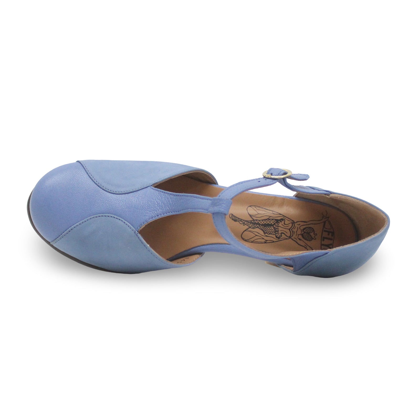 Fly London BEMI279FLY Mousse Leather Womens Sandals#color_blue