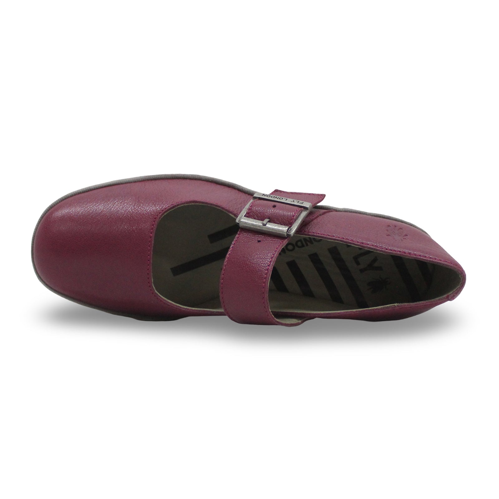 Fly London BORY564FLY Mousse Leather Womens Shoes#color_berry