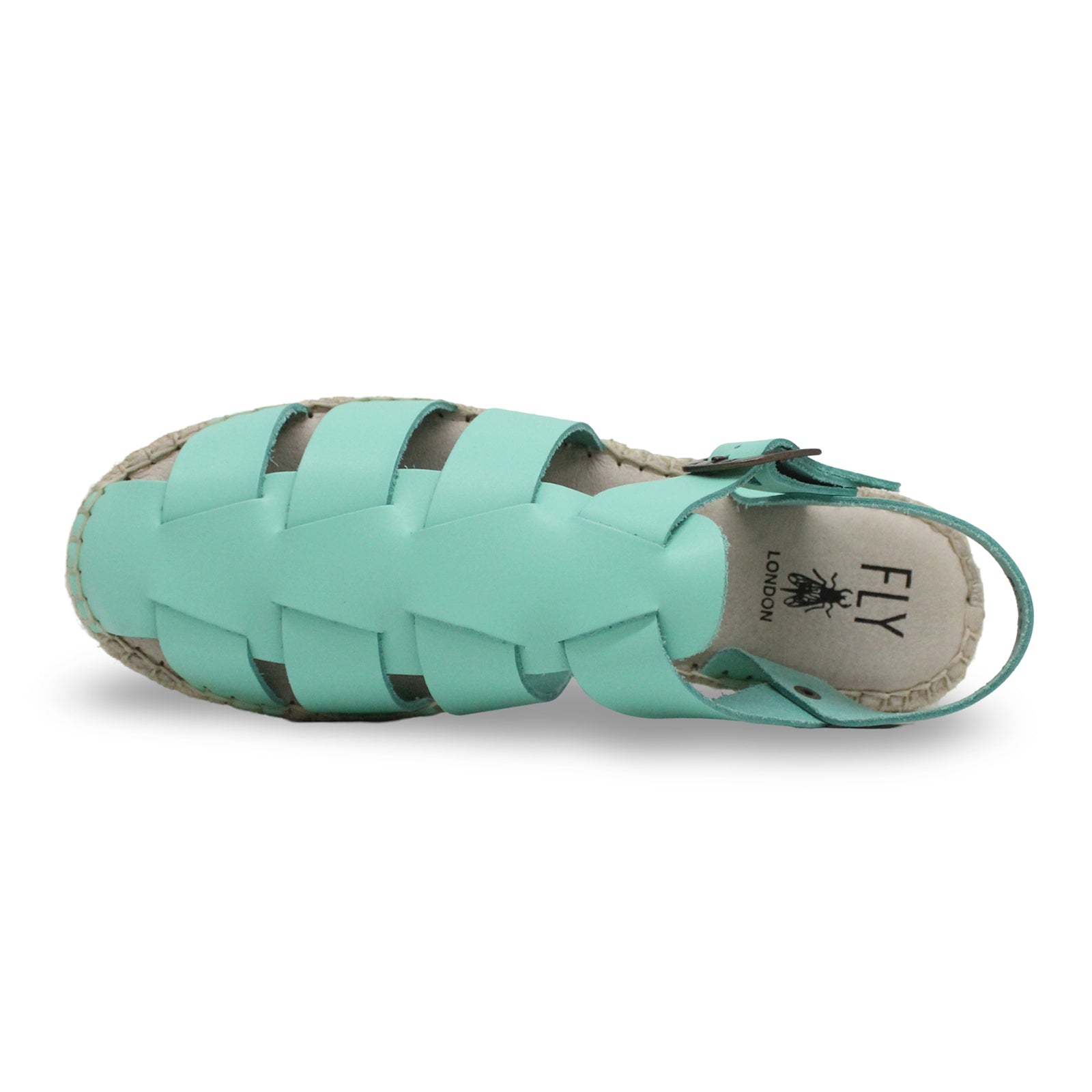 Fly London SOWA551FLY Brooklyn Leather Womens Sandals#color_spearmint