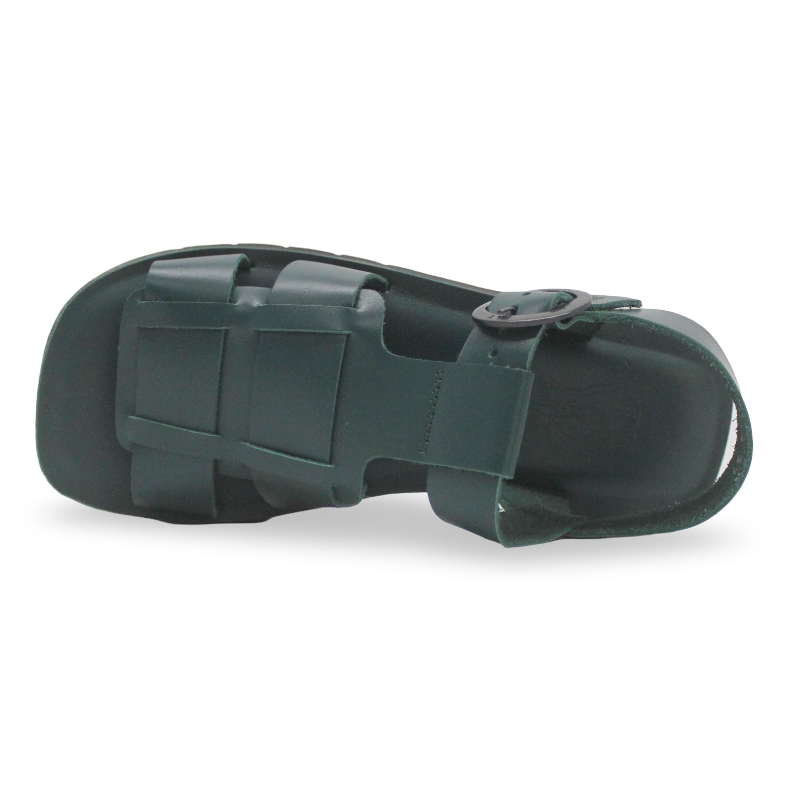 Fly London SUDY246FLY Brooklyn Leather Womens Sandals#color_dark moss