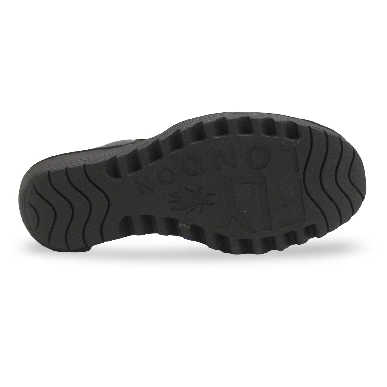 Fly London YOLG546FLY Mousse Leather Womens Sandals#color_black