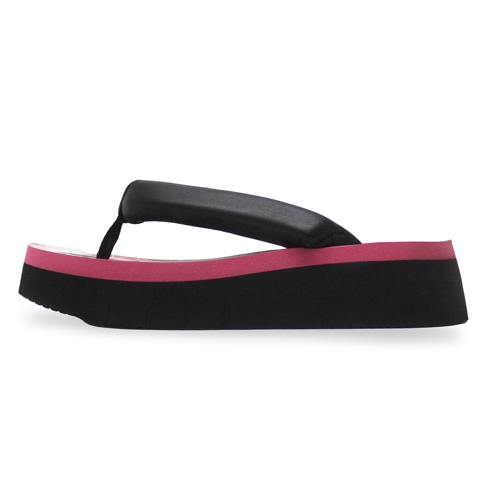 Fly London COLY287FLY Leather Womens Sandals#color_black pink