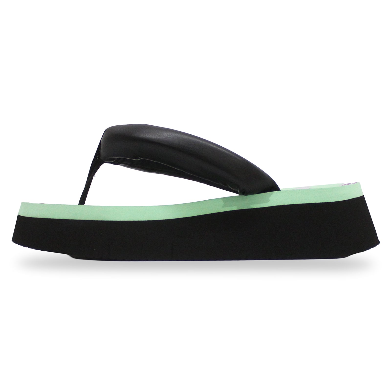 Fly London COLY287FLY Leather Womens Sandals#color_black spearmint