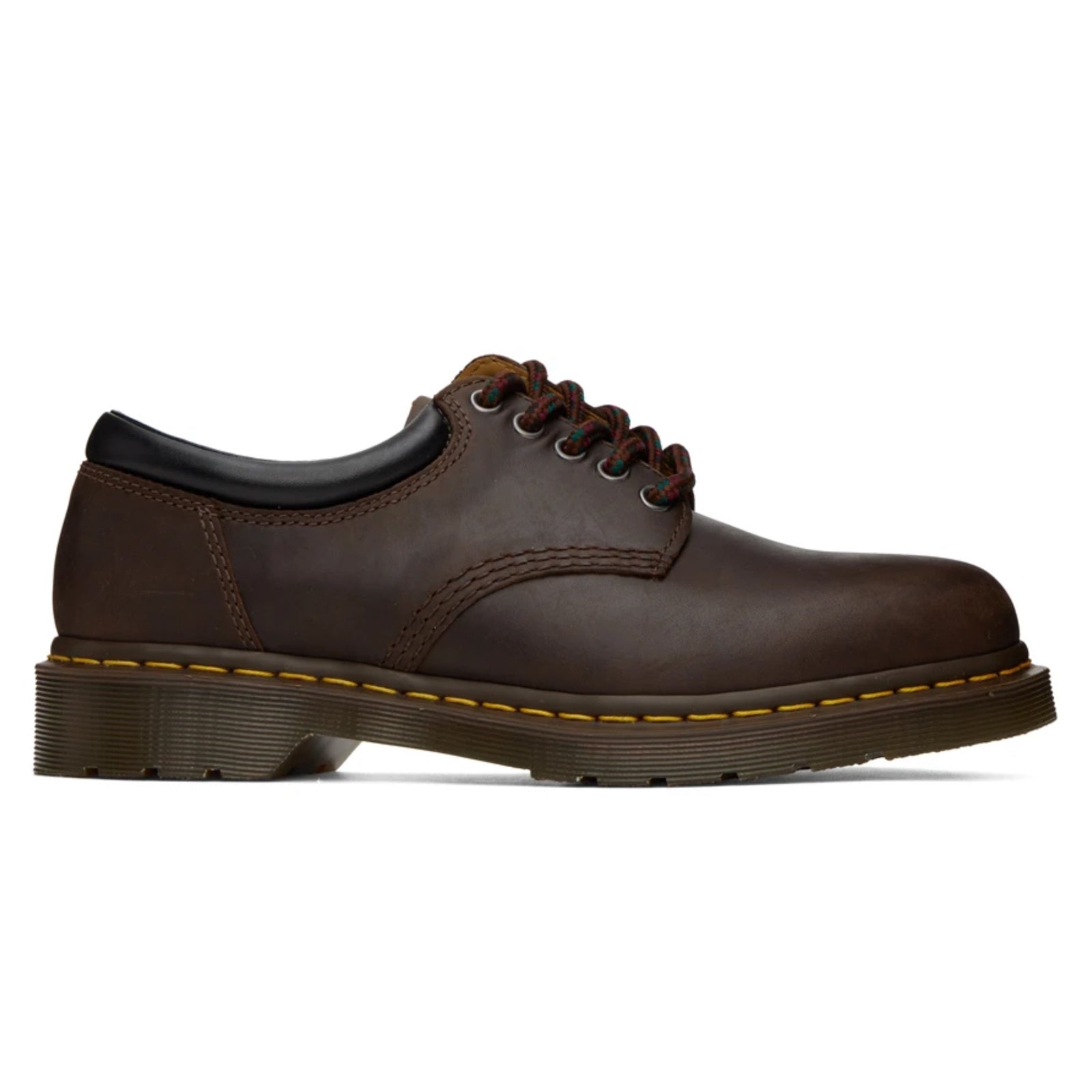 Dr. Martens 8053 Quad II Crazy Horse Leather Mens Shoes#color_dark brown
