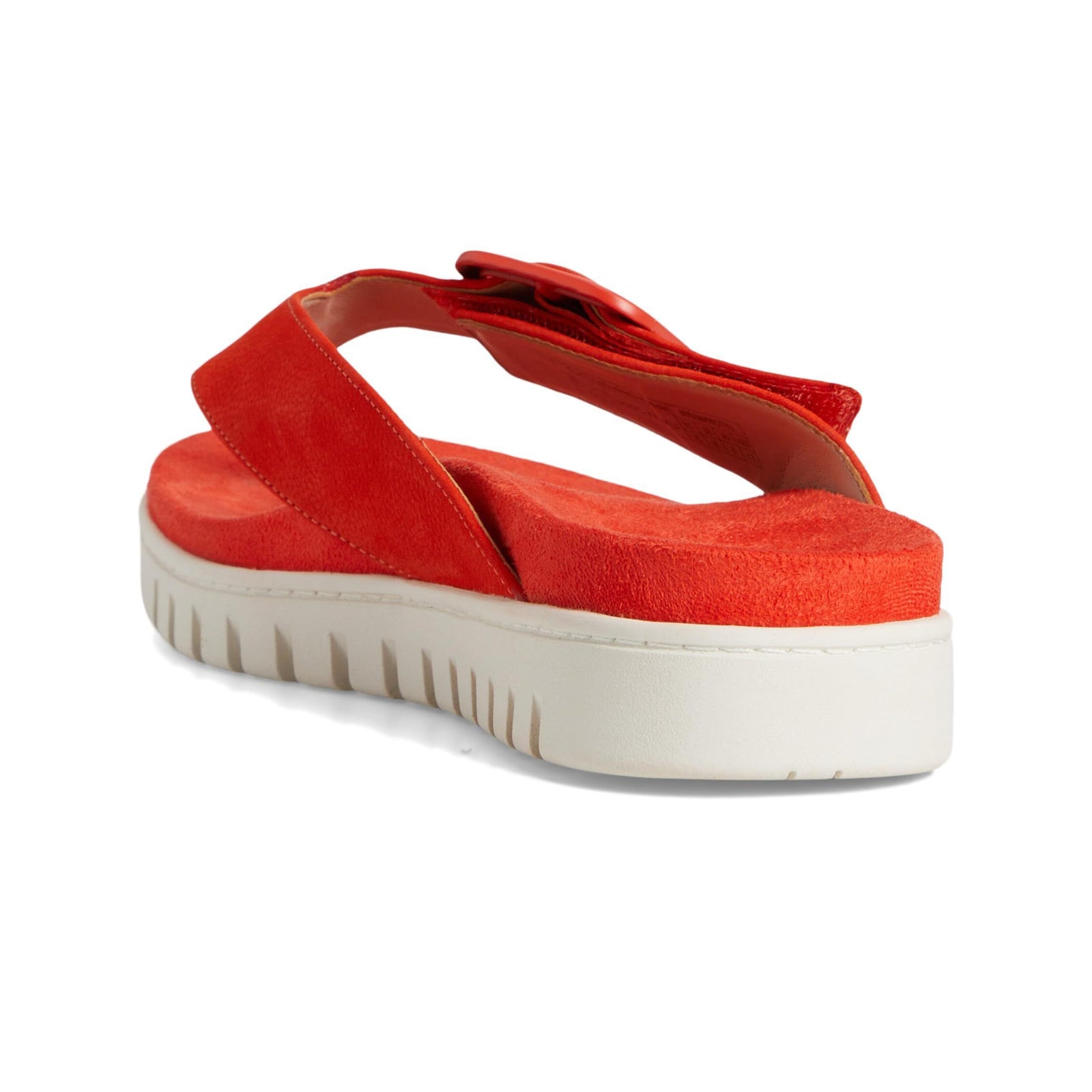 Vionic Uptown Marin Nubuck Womens Sandals#color_cherry tomato