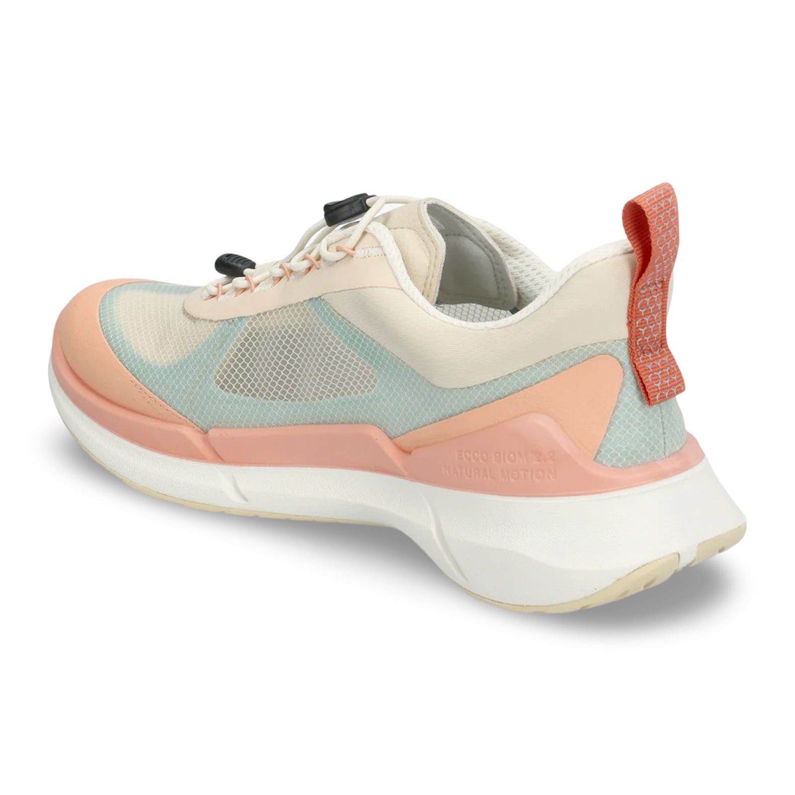 Ecco Biom 2.2 830873 Mesh Womens Trainers#color_dusty peach limestone aquatic