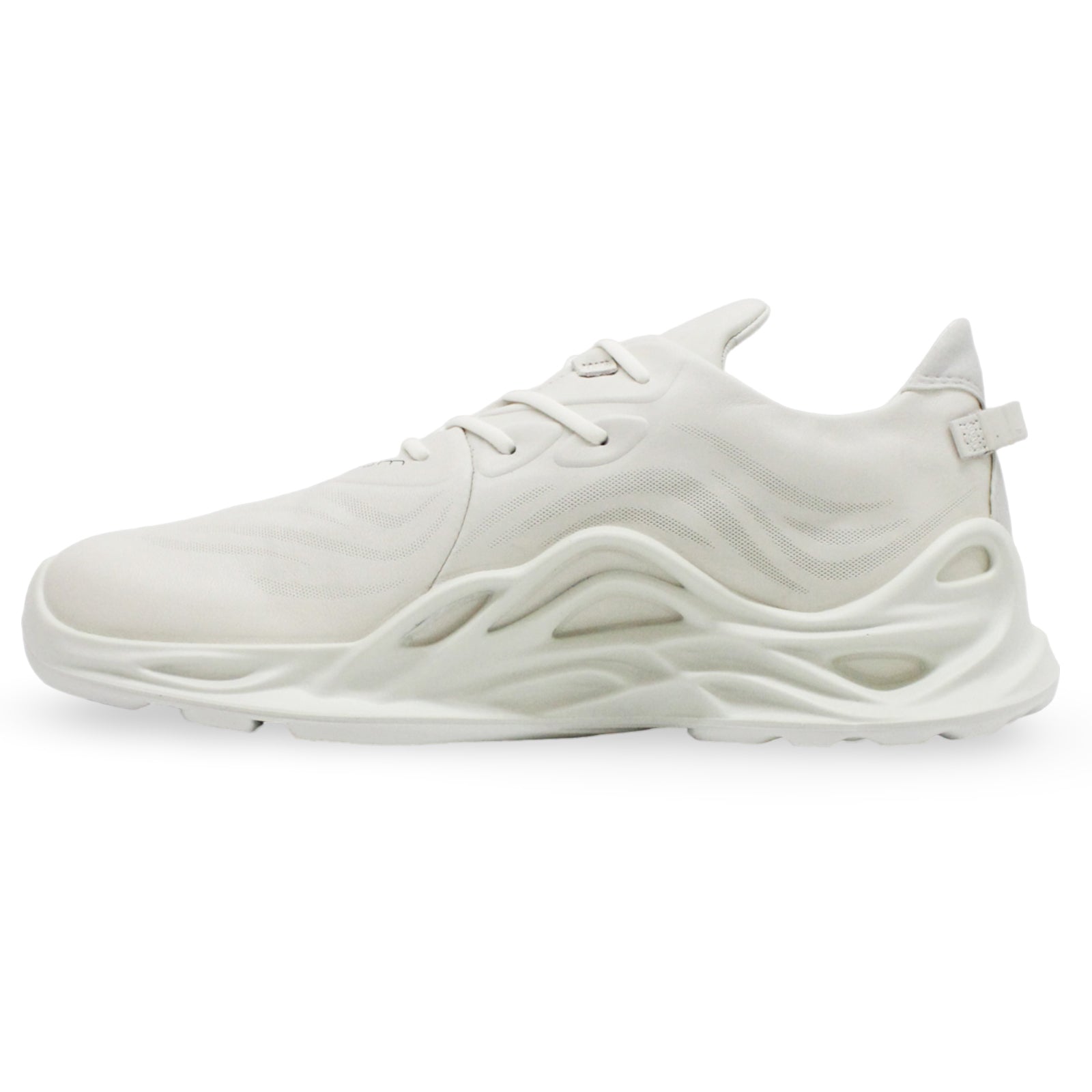 Ecco Biom Infinite 825634 Leather Mens Trainers#color_white