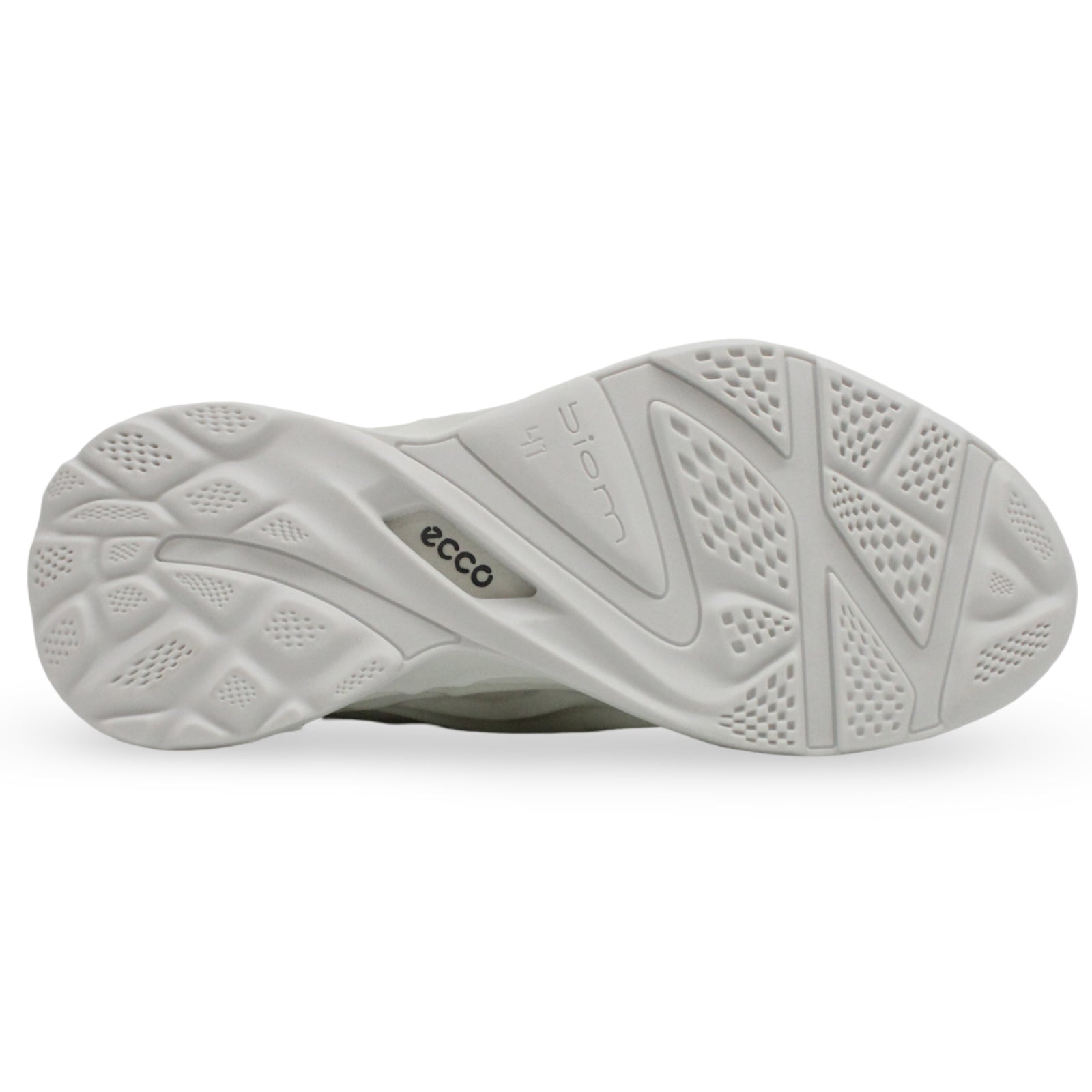 Ecco Biom Infinite 825634 Leather Mens Trainers#color_white